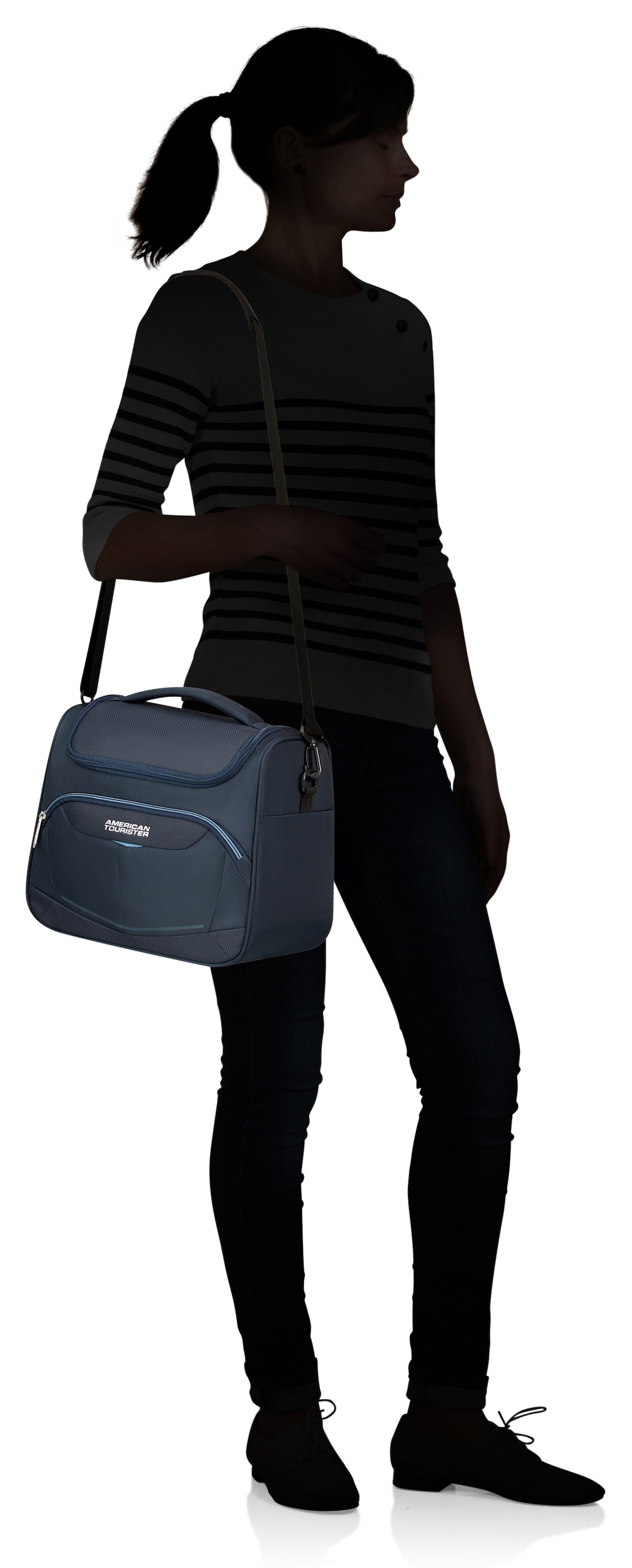 American Tourister® Beautycase »SUMMERRIDE«, Handgepäck Reisegepäck Trolley-Aufsteck-System