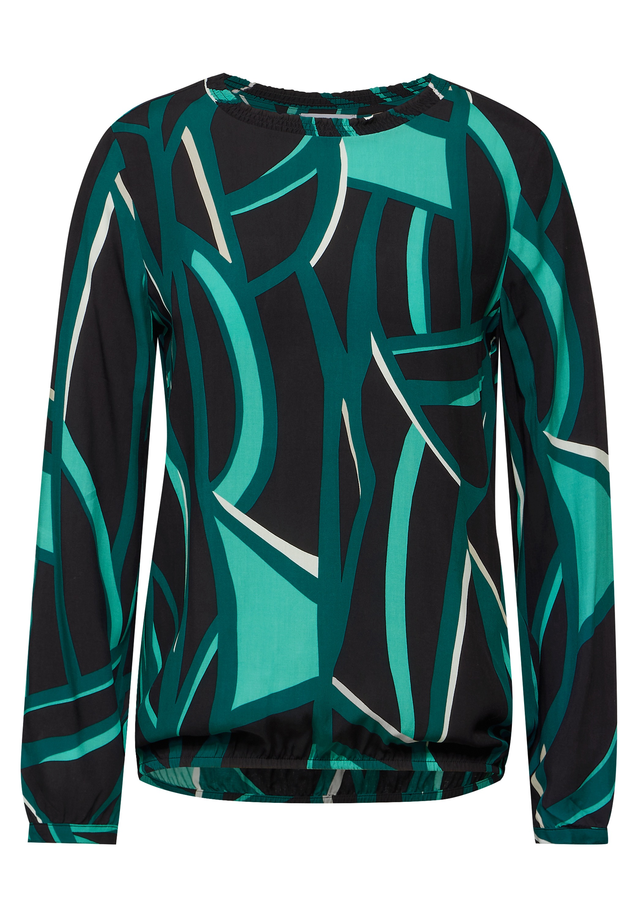 Cecil Langarmbluse, mit All-Over Print
