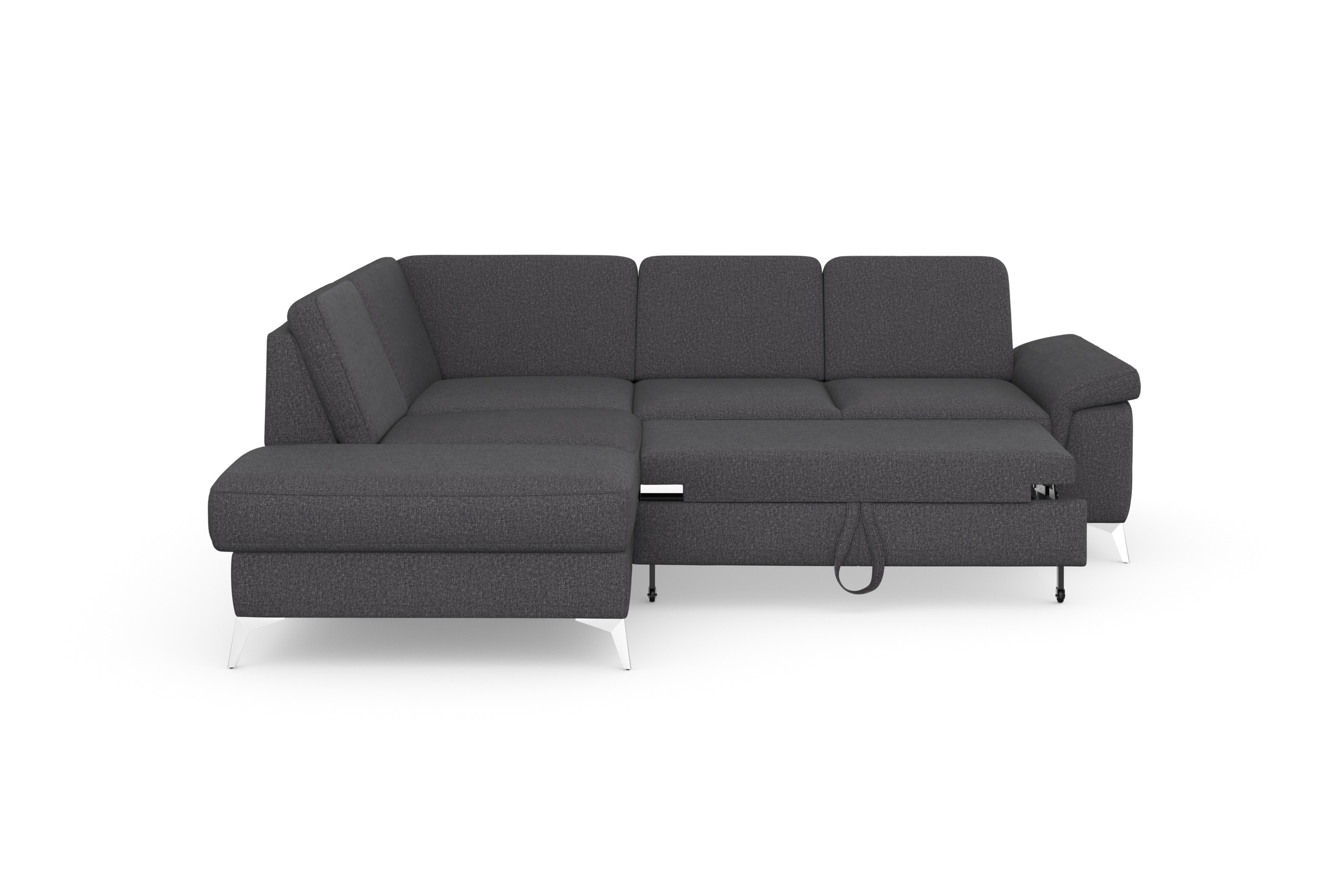 sit&more Ecksofa »Padua L-Form«, inklusive Sitztiefenverstellung, Armteilfunktion und Federkern