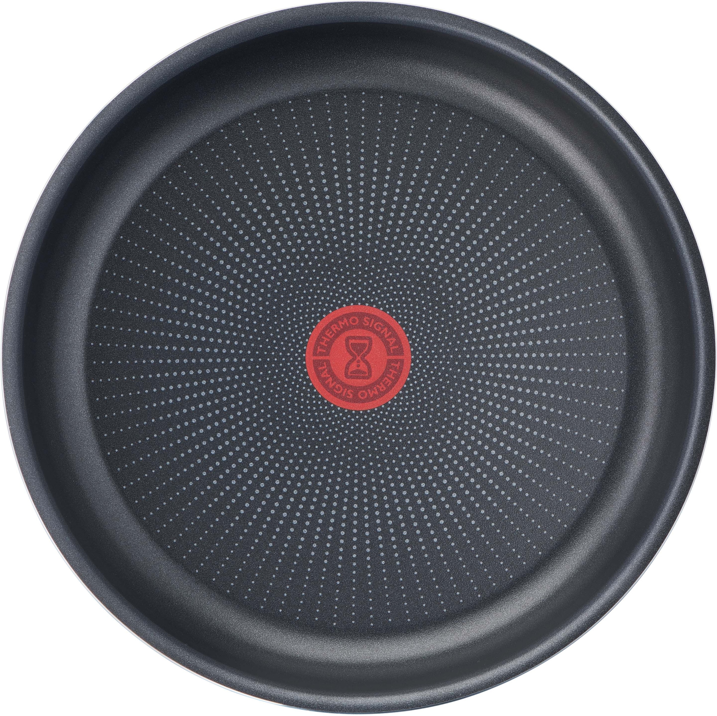 Tefal Pfannen-Set »Ingenio XL Force«, Aluminium, (Set, 3 tlg., je 1 Pfanne Ø 24/28 cm, H: 6 cm), Antihaft, abnehmbarer Griff, Thermo-Signal, alle Herde außer Induktion