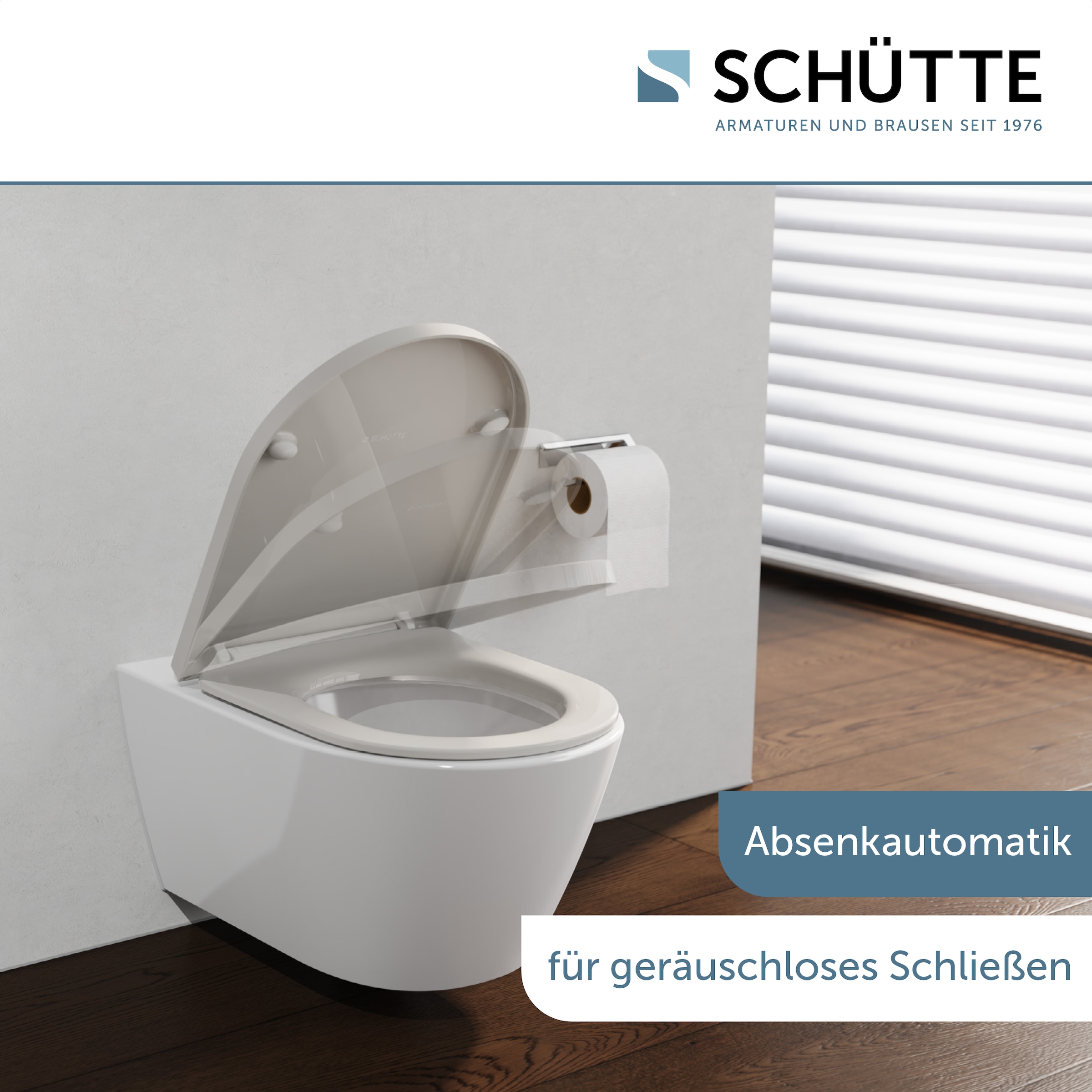 Schütte WC-Sitz »WHITE« Duroplast, Absenkautomatik, Schnellverschluss, belastbar bis 150 kg