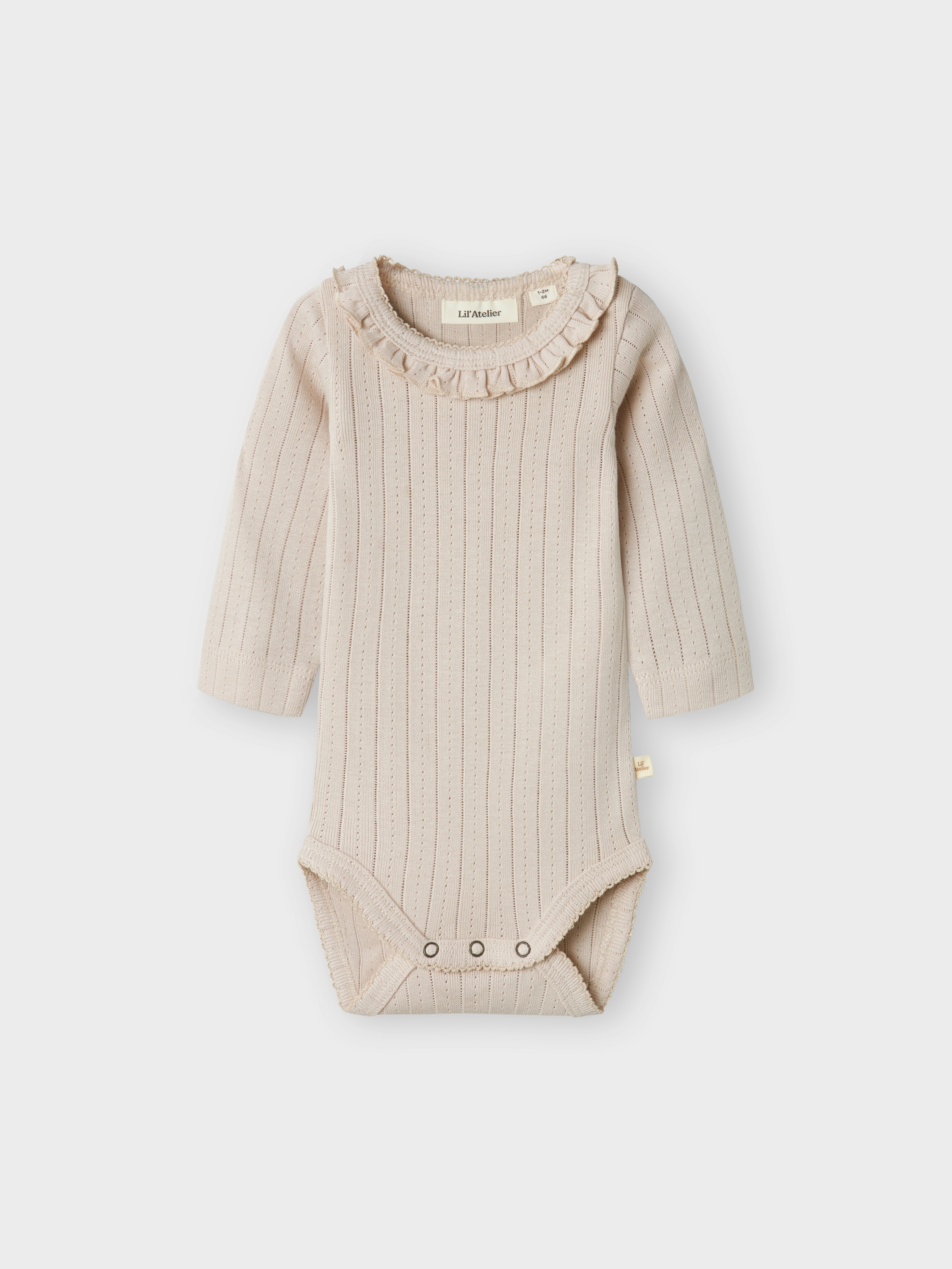 Lil' Atelier Langarmbody »NBFRACHEL NIS LS SLIM BODY LIL NOOS« mit Rüschen