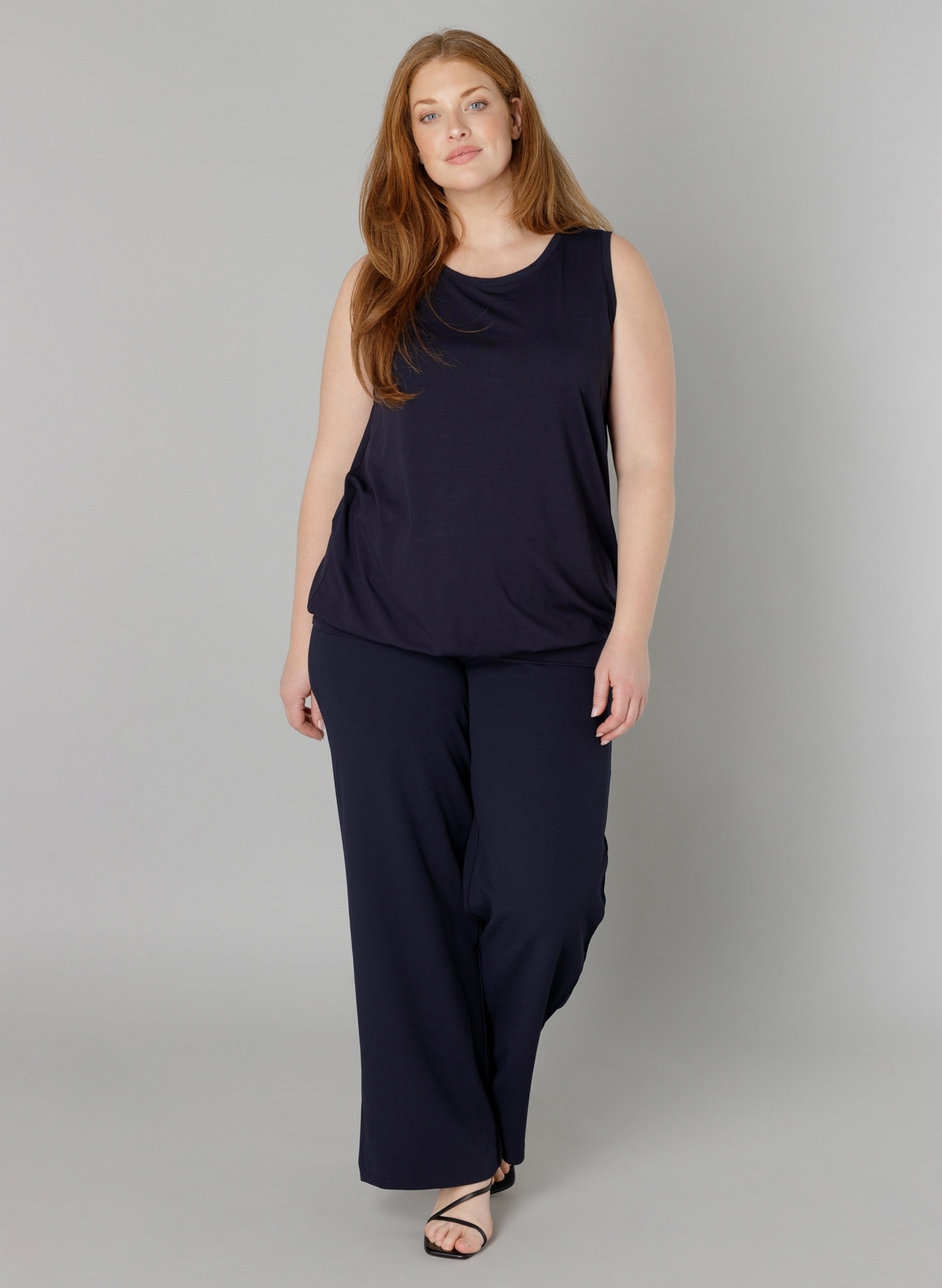 Base Level Curvy Longtop »Yasmina«, Formgebendes Bündchen am Saum