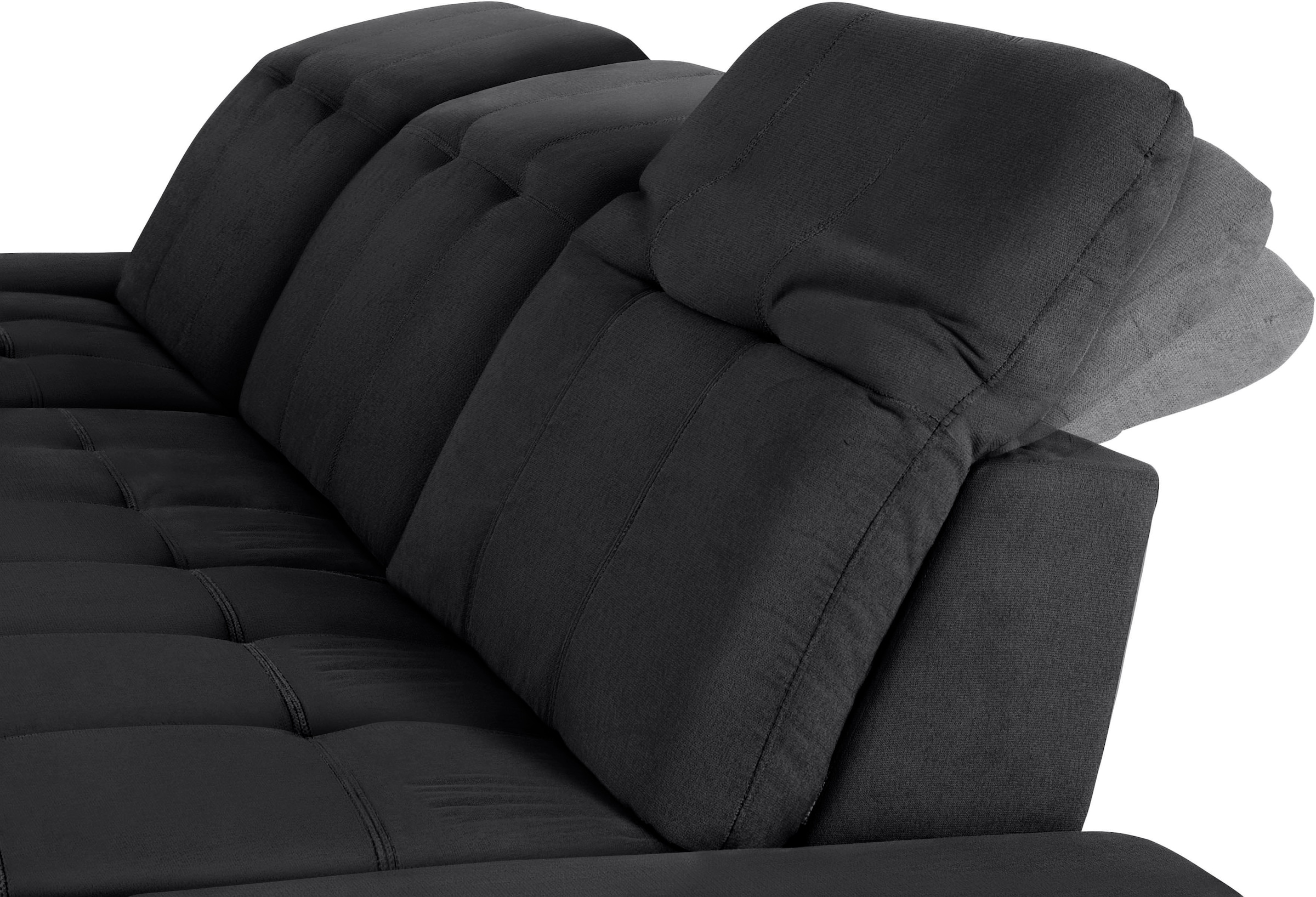 COTTA Ecksofa »Holiday L-Form mit Sitztiefen-, Armteil- und Kopfteilverstellung«, wahlweise mit Bettfunktion & Bettkasten