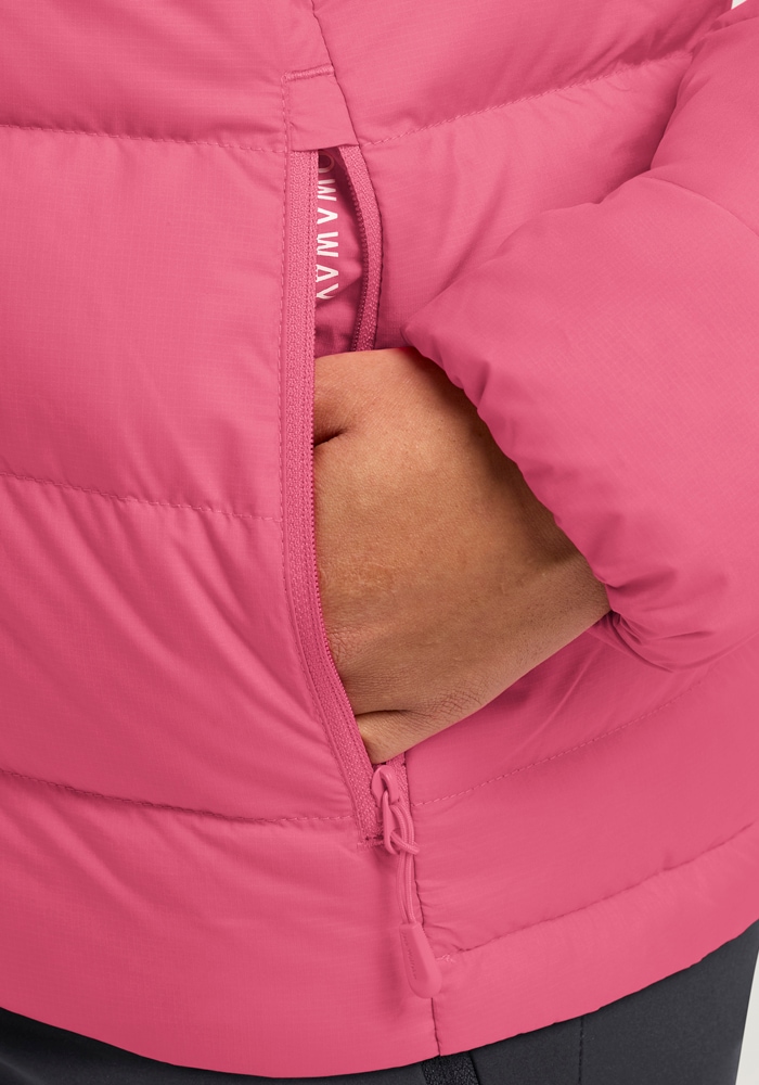 Jack Wolfskin Daunenjacke »ATHER DOWN HOODY W RDS«, mit Kapuze