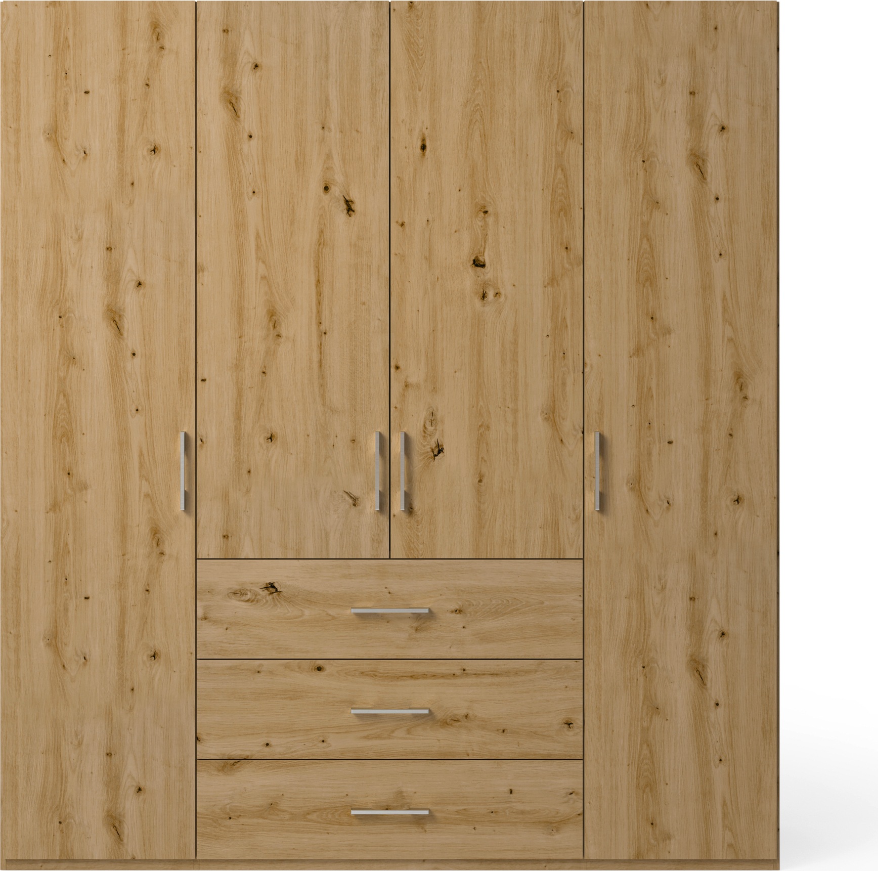 set one by Musterring Drehtürenschrank »Henderson« mit 3 Schubladen, inkl. Fachböden und Kleiderstangen