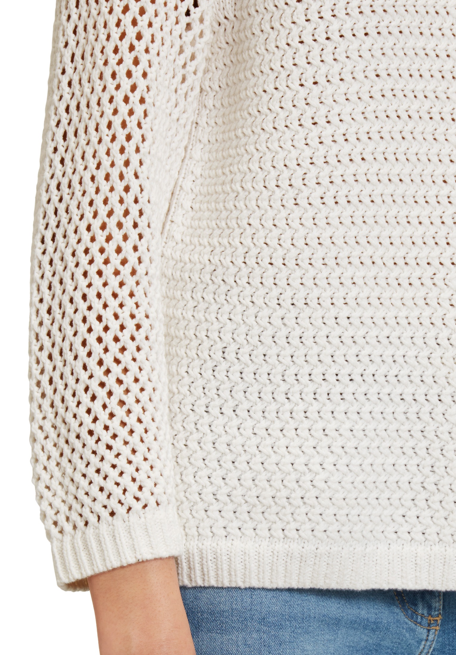 Betty Barclay Rundhalspullover »Grobstrick-Pullover mit Strickdetails«