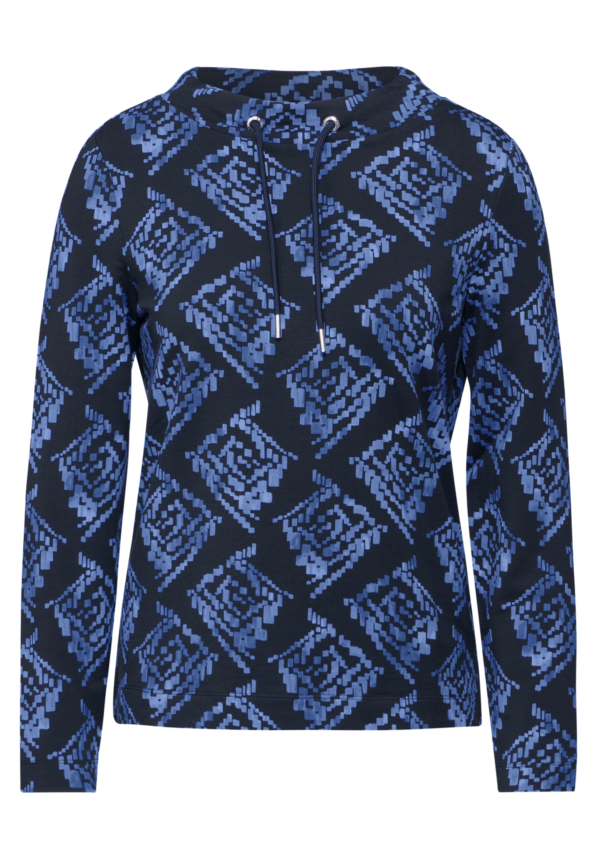 Cecil Rollkragenpullover, mit All-Over Print