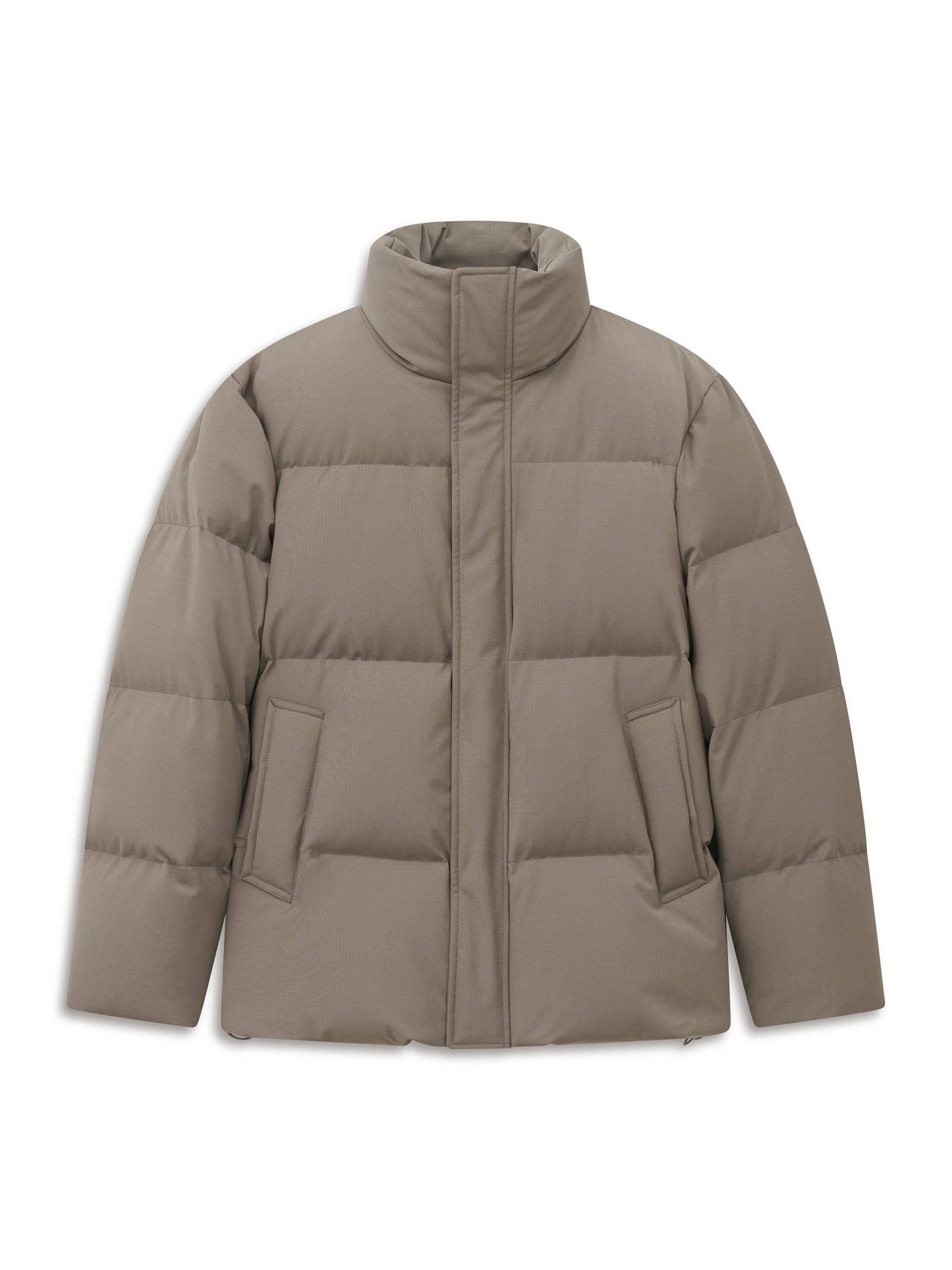 bugatti Parka »Regular Fit« ohne Kapuze Daune Stehkragen Schal inklusive