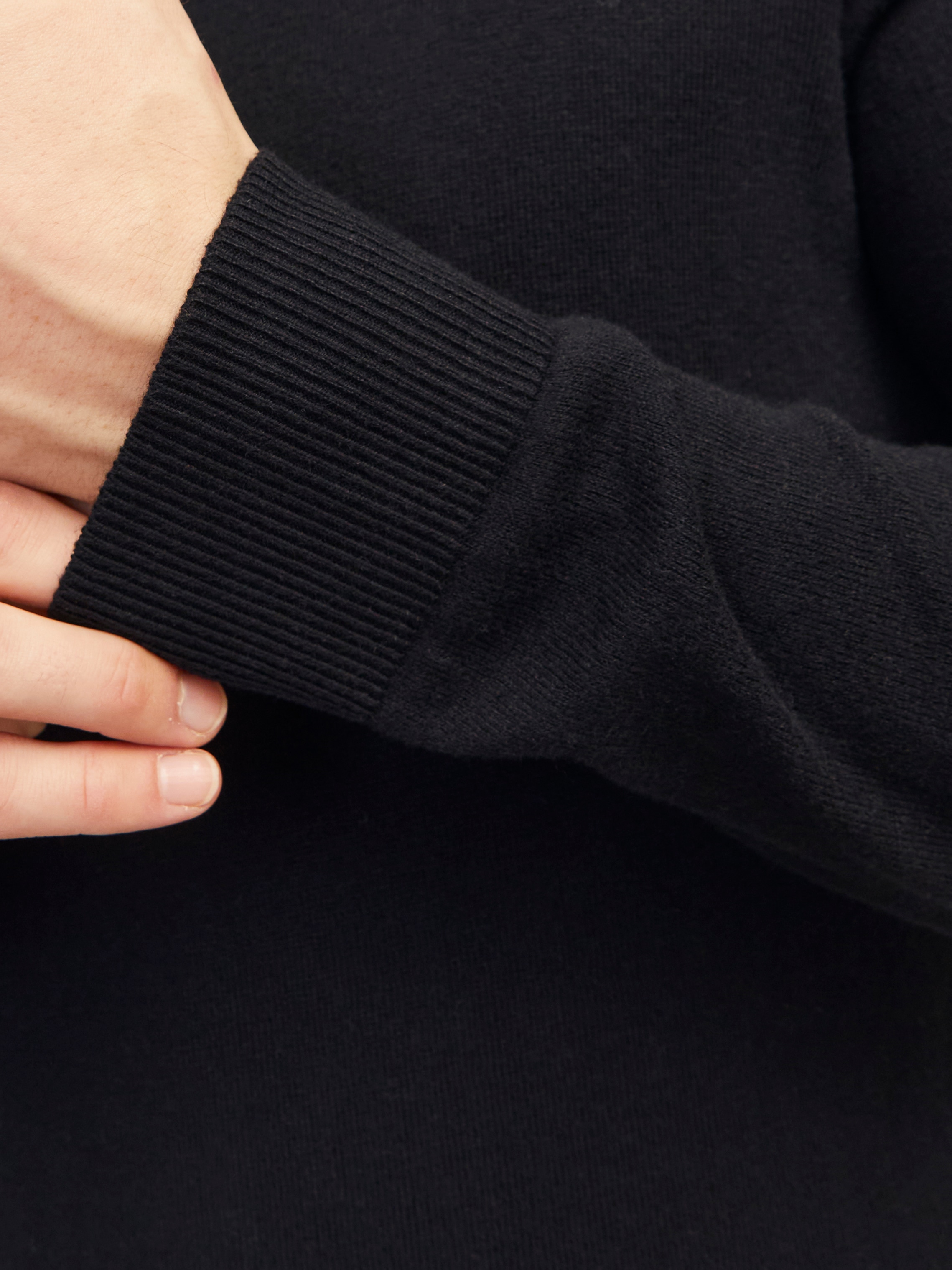 Jack & Jones Strickpullover »EMIL KNIT HALF ZIP« mit kurzem Reißverschluss im Troyer-Look