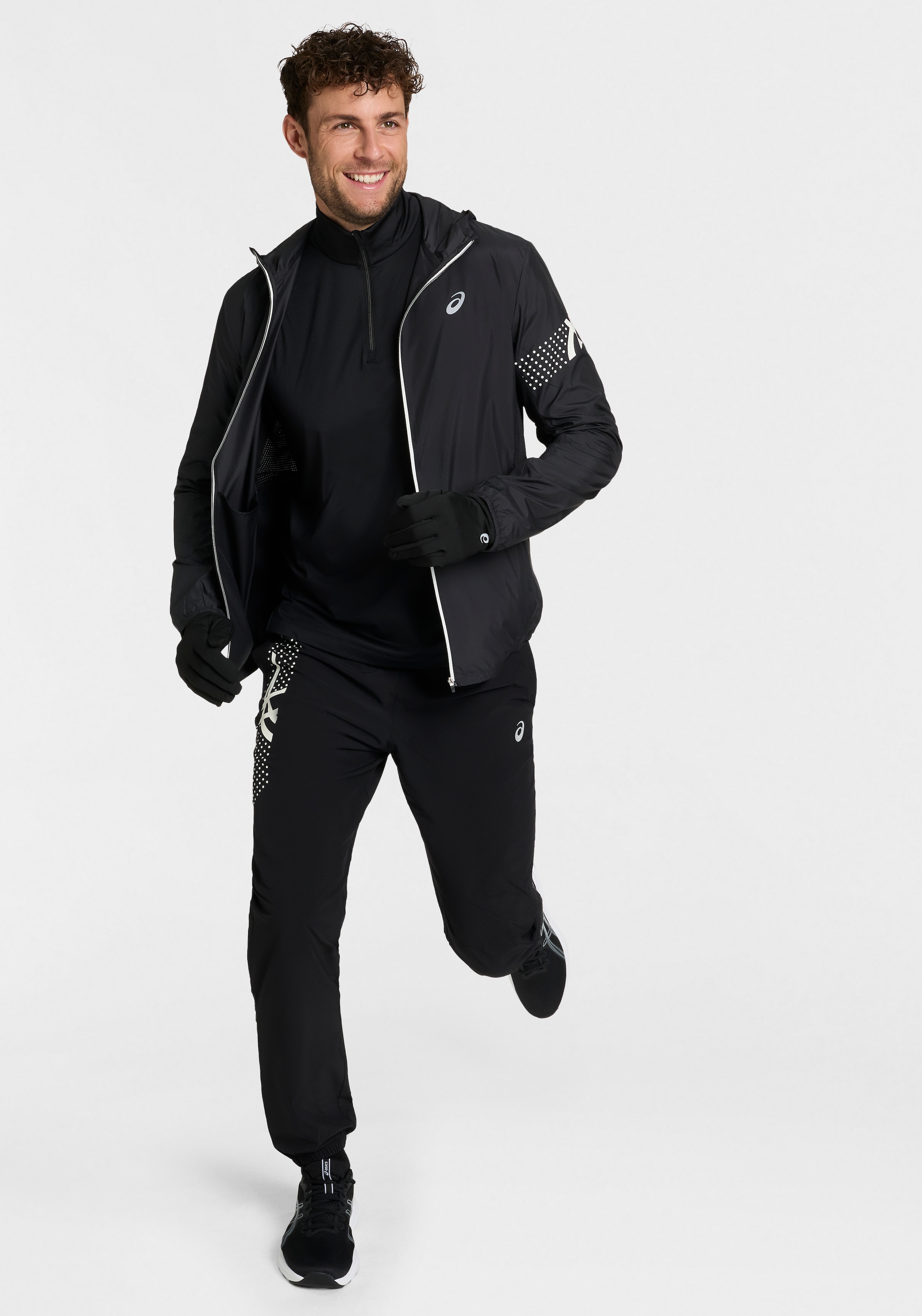 Asics Laufshirt »CORE LS 1/2 ZIP WINTER TOP« Wärmend, Atmungsaktiv, Reflektierend
