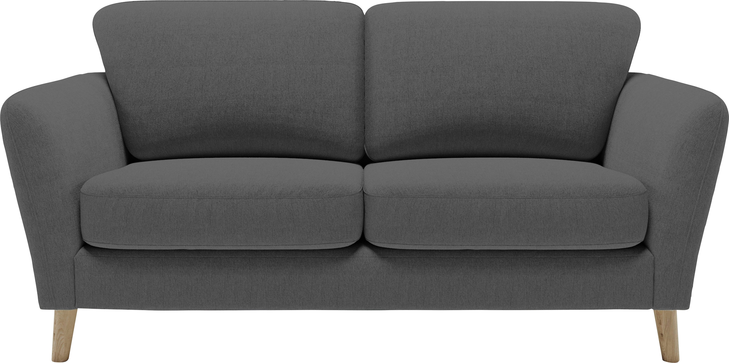Home affaire 2-Sitzer »MARSEILLE Sofa 170 cm«, mit Massivholzbeinen aus Eiche, verschiedene Bezüge und Farbvarianten