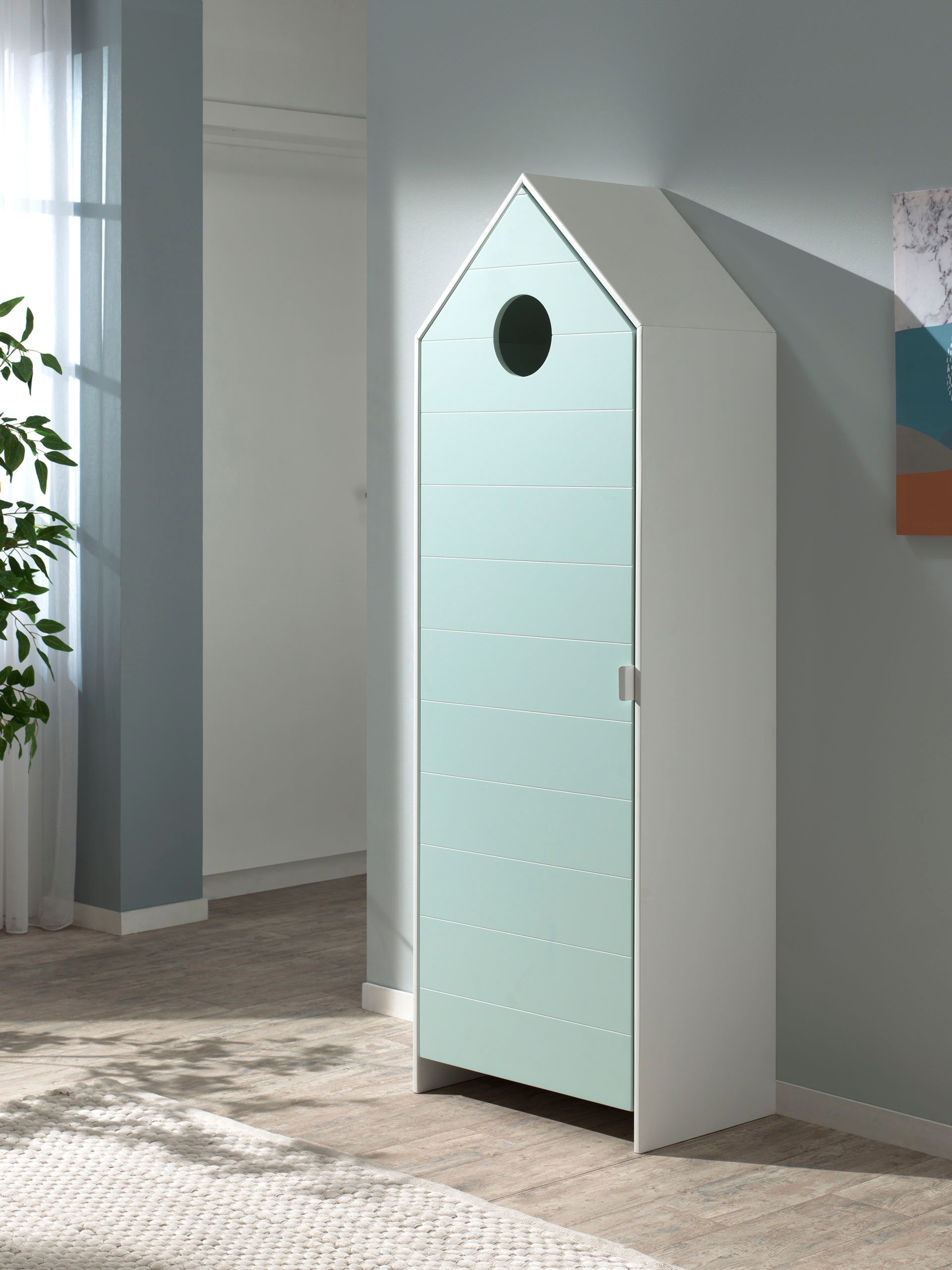 Vipack Drehtürenschrank »Casami, mit Soft-Close, viel Stauraum, TOP modern« B/H/T ca. 57,6x171,3x37cm, verschiedene Farben, Strandhaus-Optik,  als Kleider-/Wäscheschrank nutzbar, universell einsetzbar