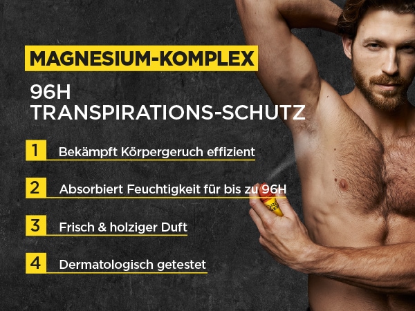 L'ORÉAL PARIS MEN EXPERT Deo-Spray »Deo Spray Invincible Sport« mit hoher Zuverlässigkeit