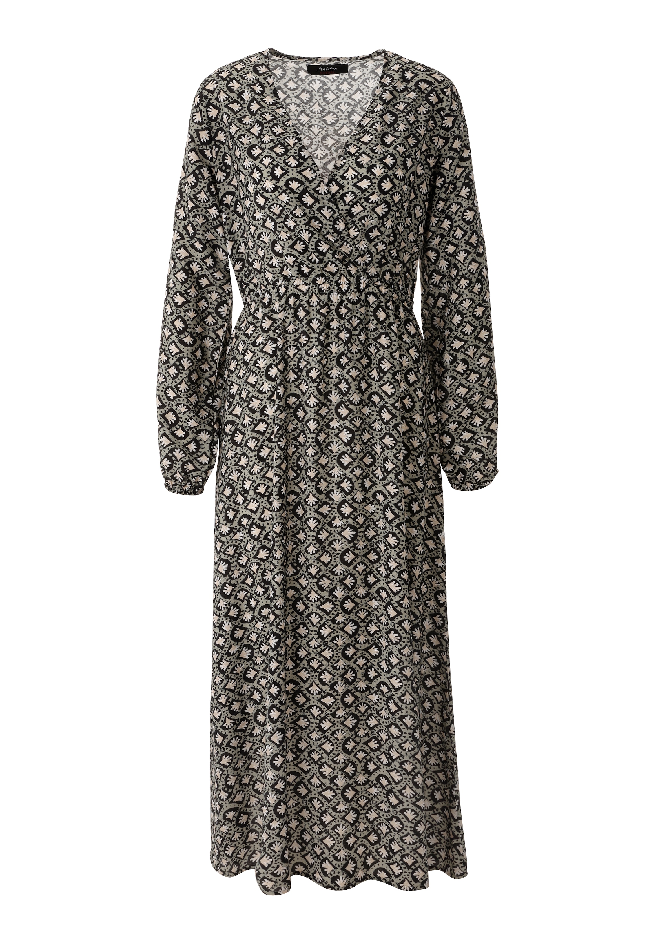 Aniston CASUAL Maxikleid mit fantasievollen, grafischen Druck - NEUE KOLLEKTION
