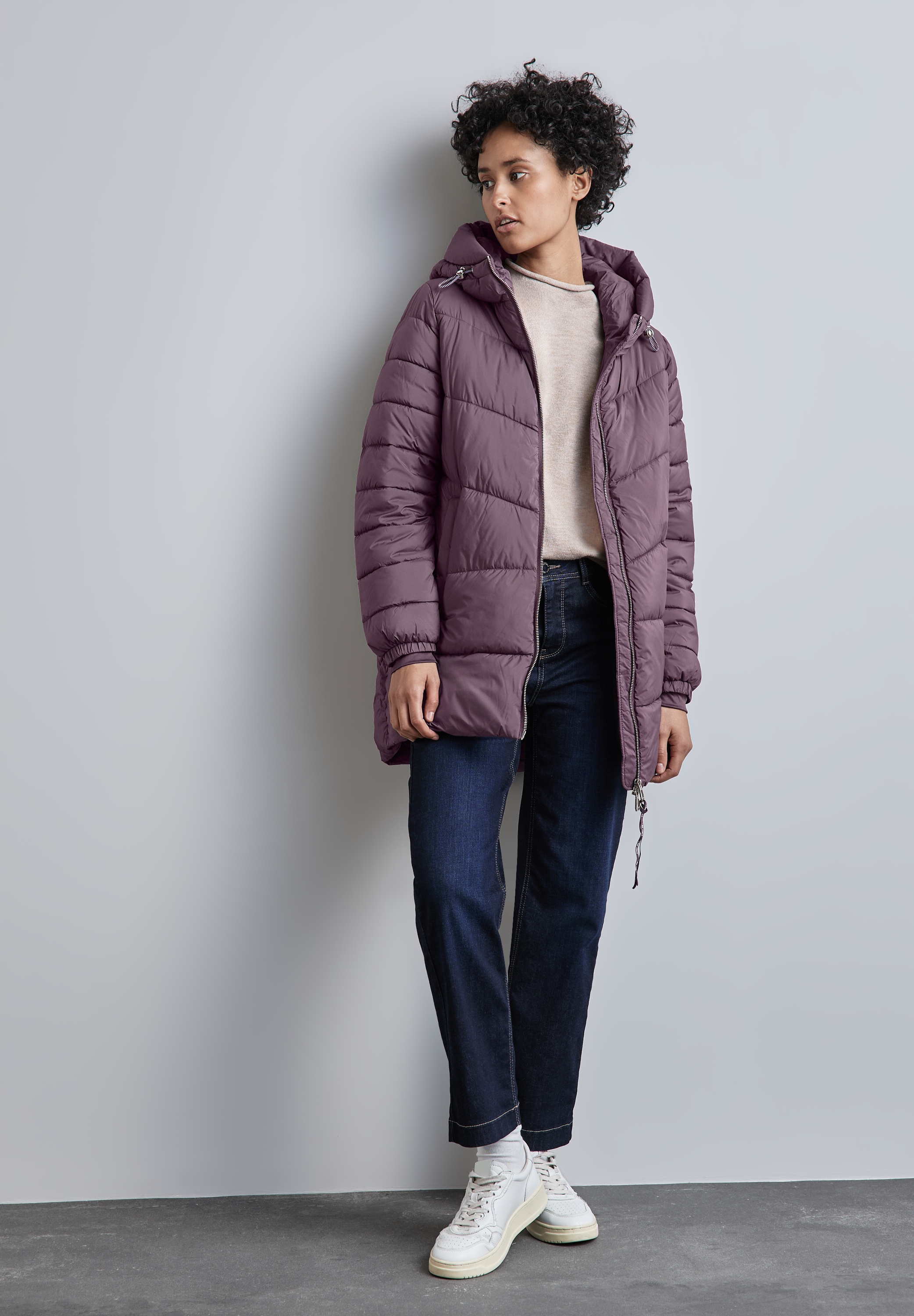 STREET ONE Steppjacke, mit Kapuze, mit Kapuze
