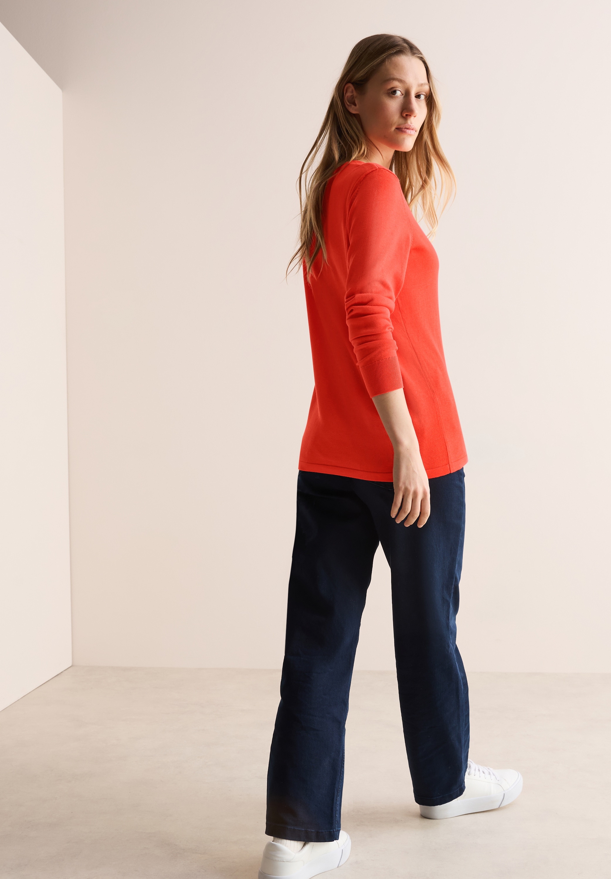Cecil Strickpullover, mit V-Ausschnitt