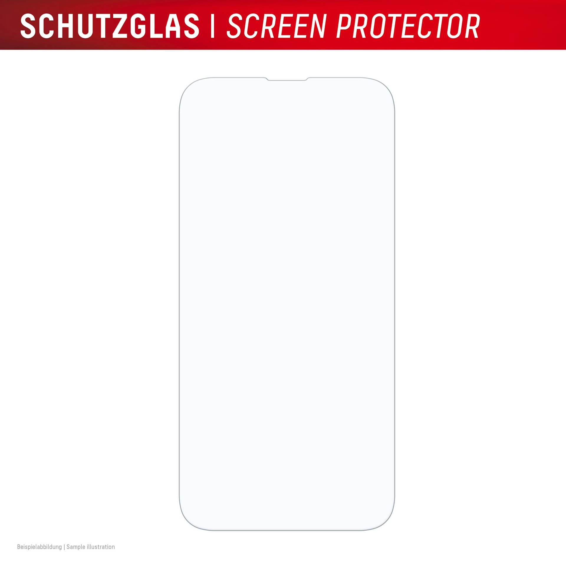 Displex Displayschutzglas »Real Glass Screen Protector inkl. Case«, für Apple iPhone 16e, Displayschutzfolie, Schutzfolie, Bildschirmschutz, kratz- & stoßfest
