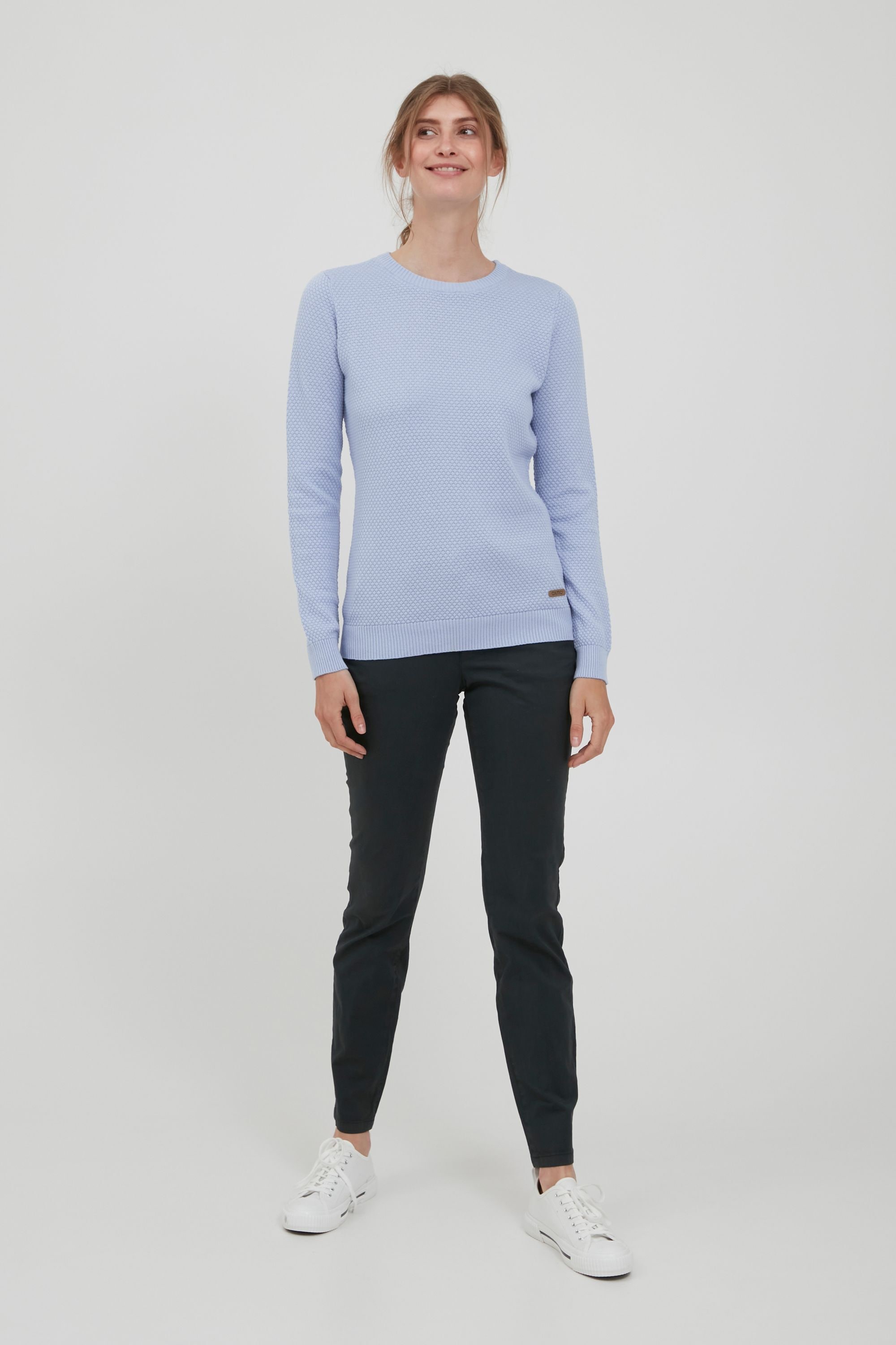 OXMO Strickfleece-Pullover »Strickpullover OXSarah«