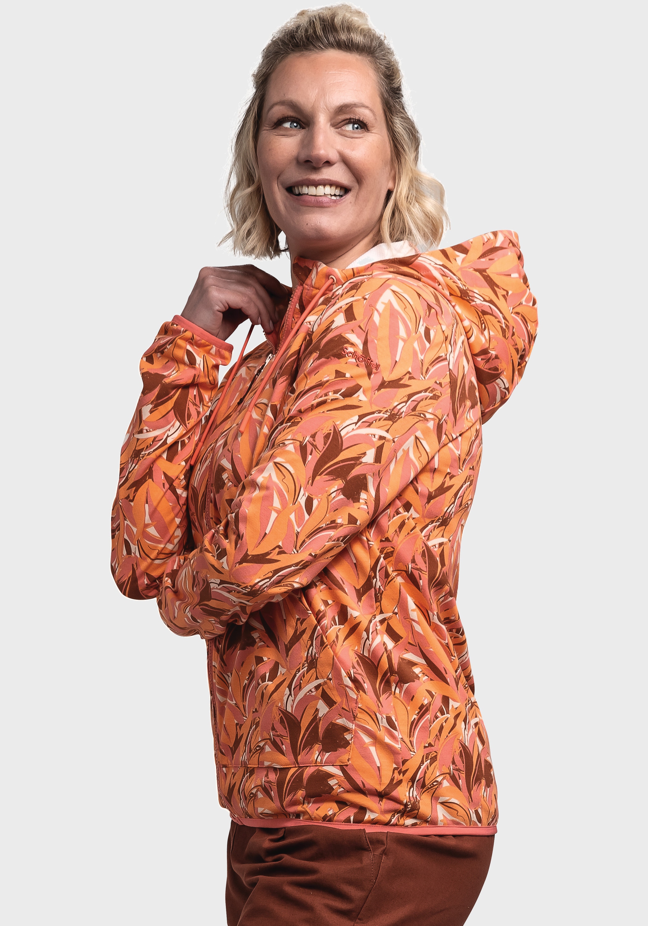 Schöffel Fleecejacke »Fleece Hoody Lugano L«, mit Kapuze