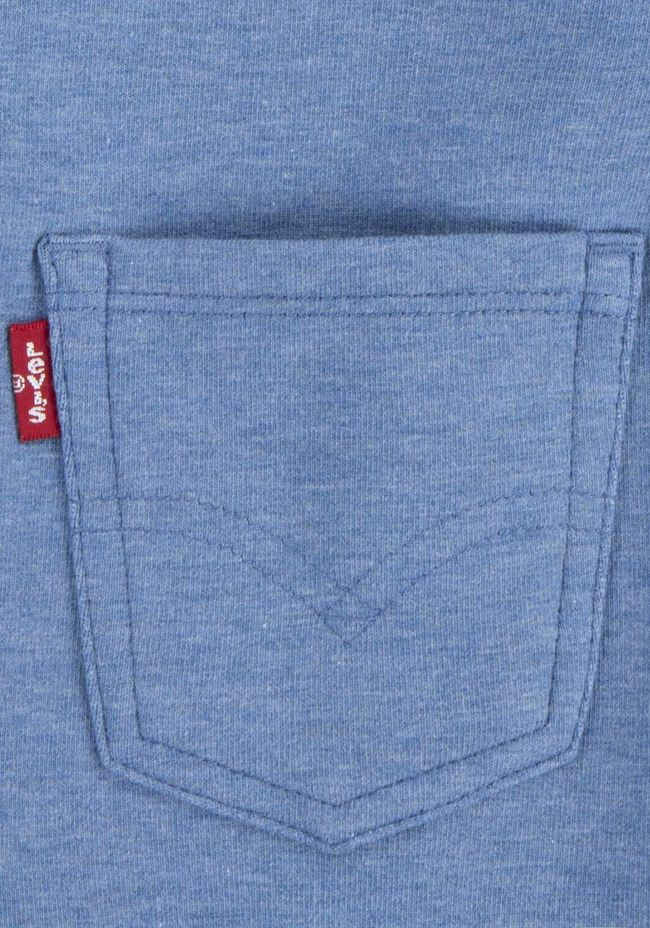 Levi's® Kids Latzhose »POCKET FRONT KNIT OVERALL«, UNISEX aus softer Sweatqualität