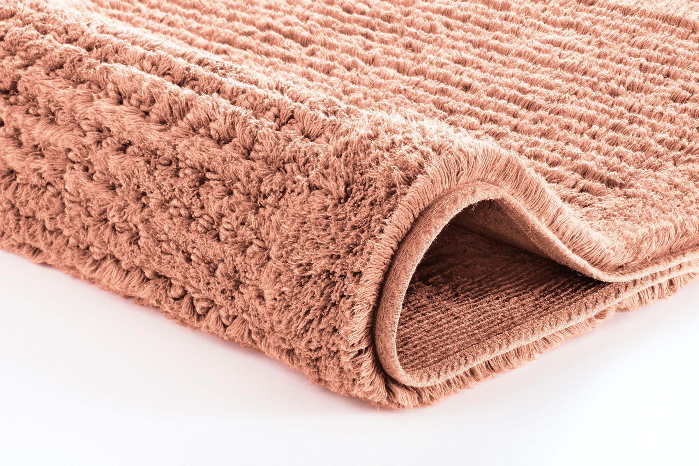 Kleine Wolke Badematte »Net«, rutschhemmend beschichtet, fußbodenheizungsgeeignet, Badteppich, Uni Farben, rutschhhemmend