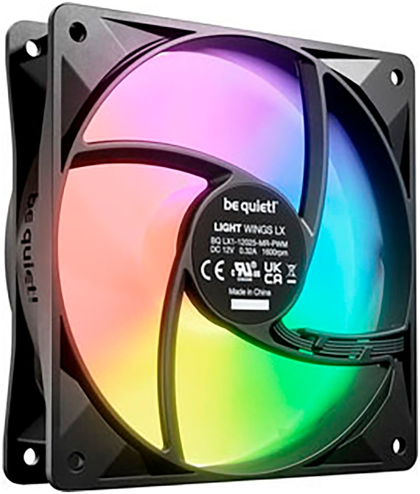be quiet! Gehäuselüfter »LIGHT WINGS LX 120mm PWM 3-Pack«, (Packung, 3 St.)