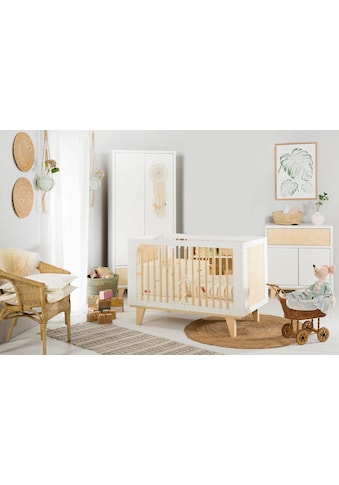 Ticaa Babyzimmer-Komplettset »Lydia«, (Set, 3 St.), Bett + Wickelkommode + Schrank kaufen