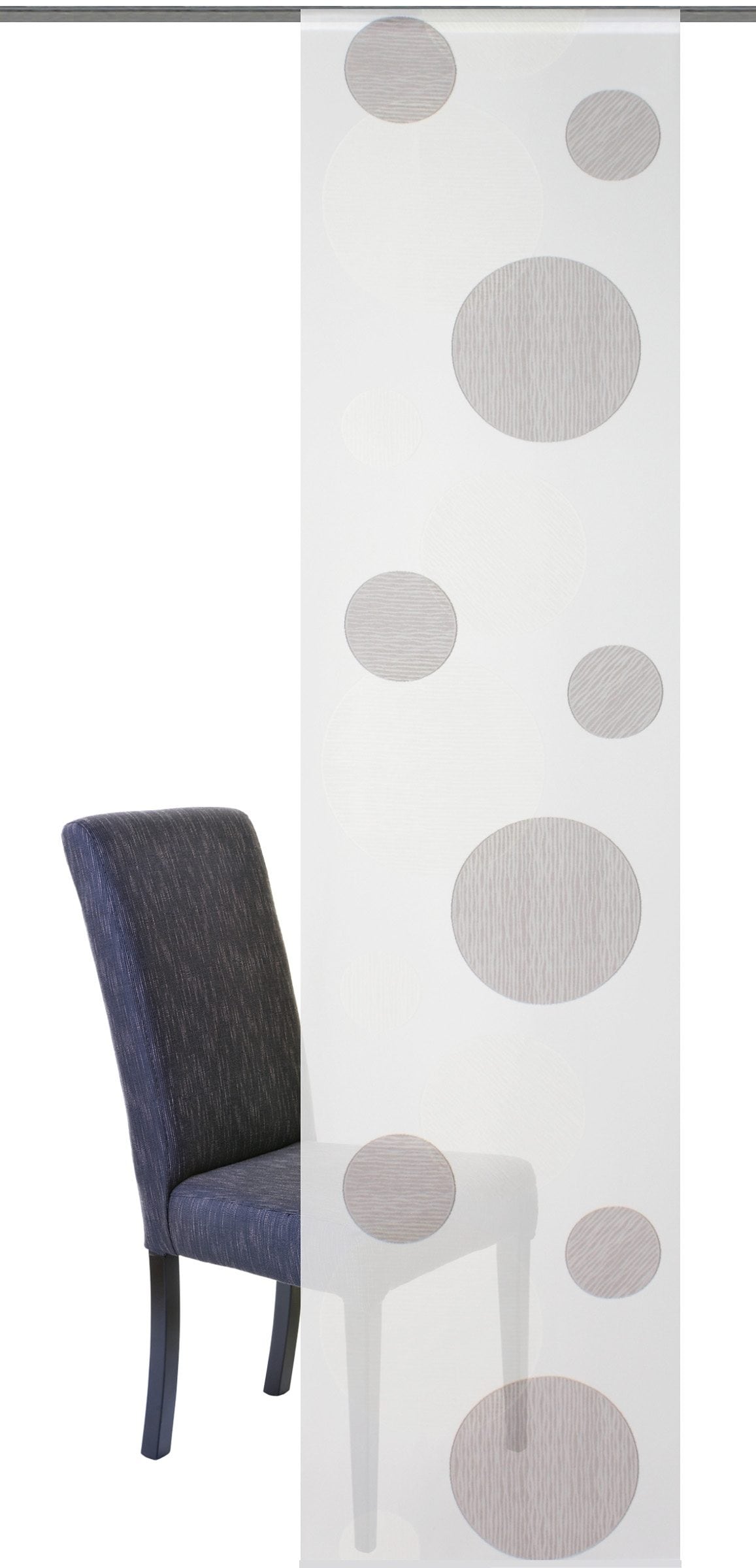 HOME WOHNIDEEN Schiebegardine »Tira« Klettschiene 1 Stk. tlg. HxB: 245x60