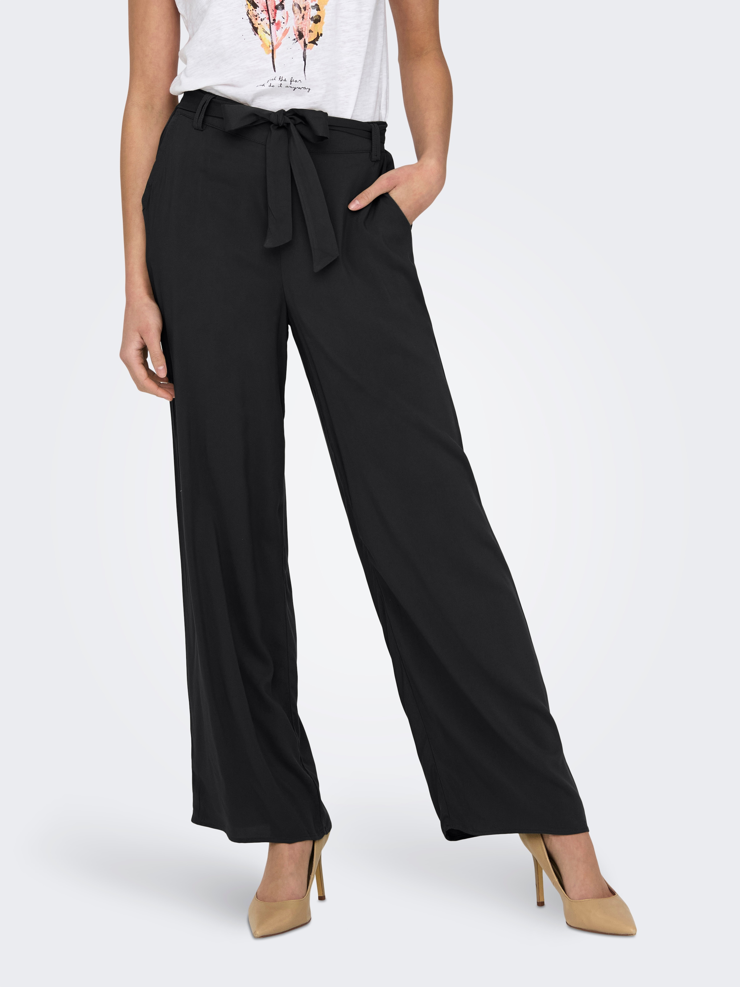 Palazzohose »ONLNOVA LIFE PALAZZO PANT SOLID PTM«