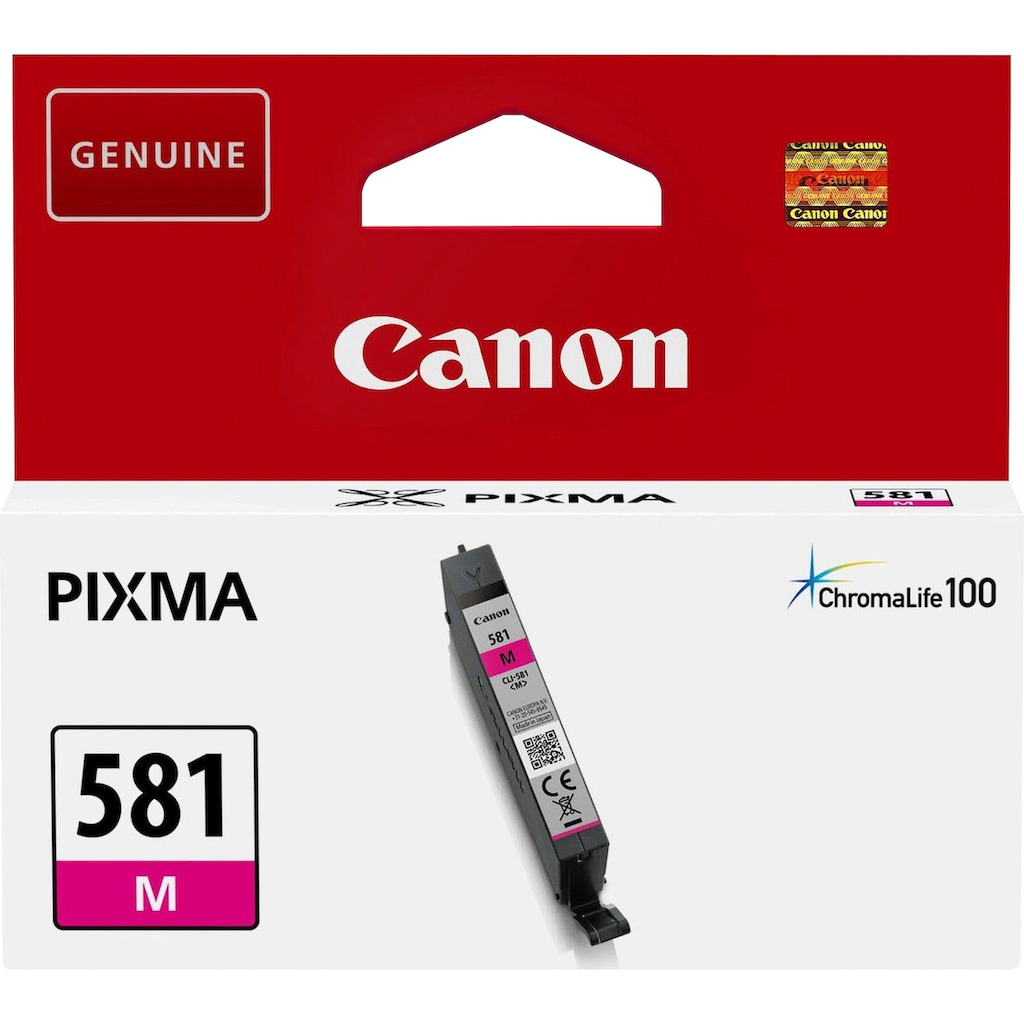 Canon Tintenpatrone »INK CLI-581 M«, original Druckerpatrone 581 magenta