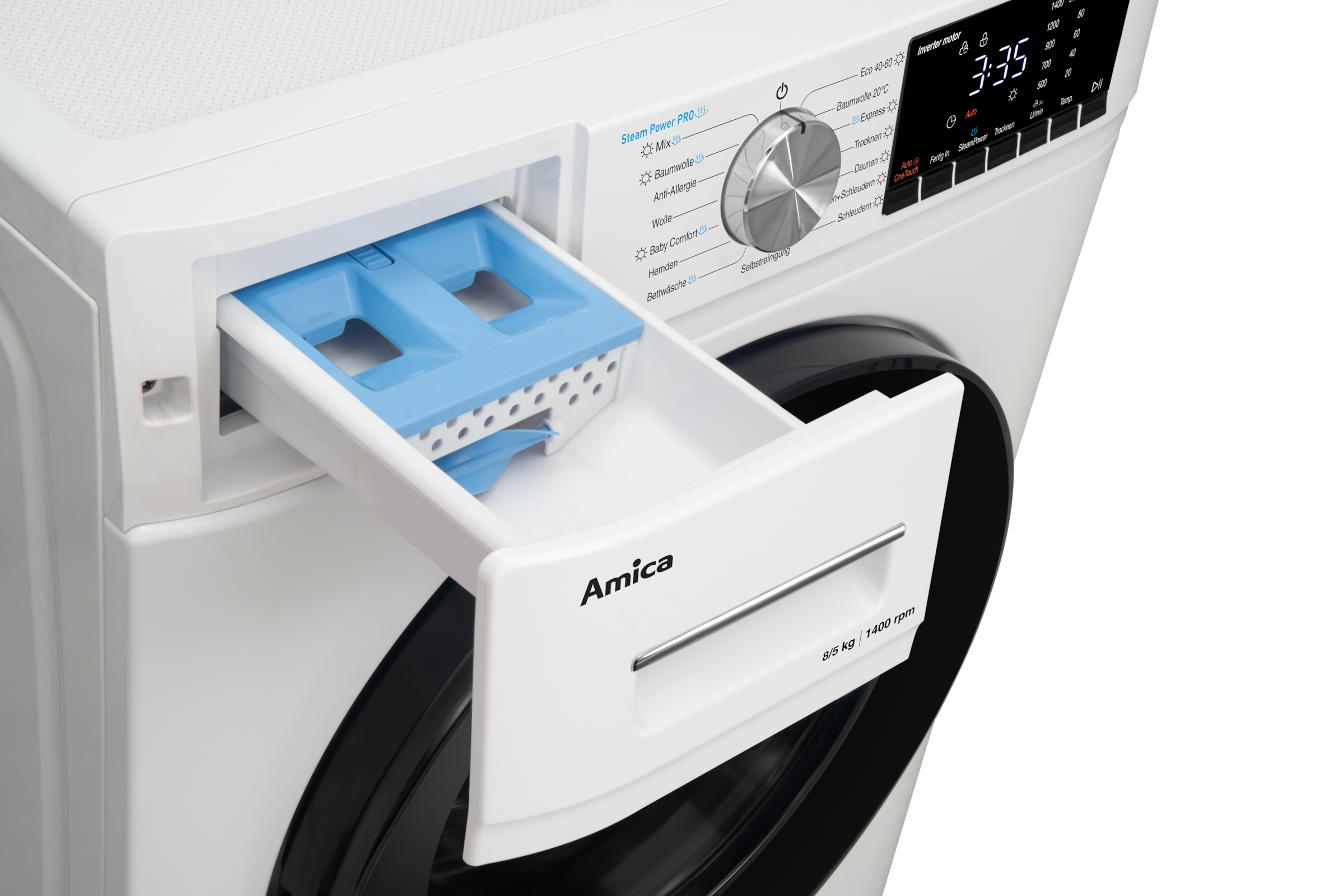 Amica Waschtrockner »WAT 404 600« 8 kg /8 kg 76 dB(A) Waschen & Trocknen in einem – maximaler Komfort