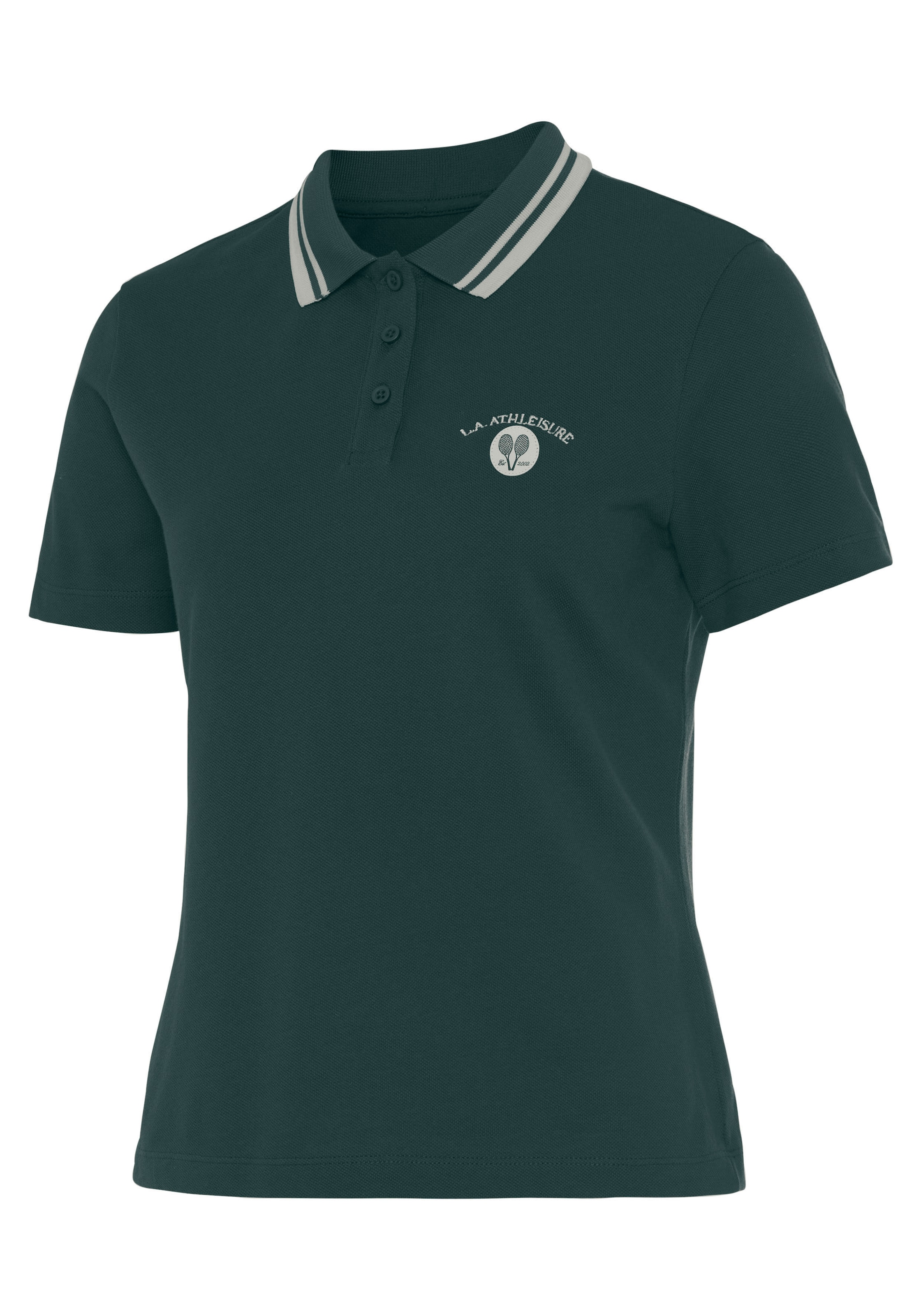 LASCANA ACTIVE T-Shirt, mit Knopfleiste
