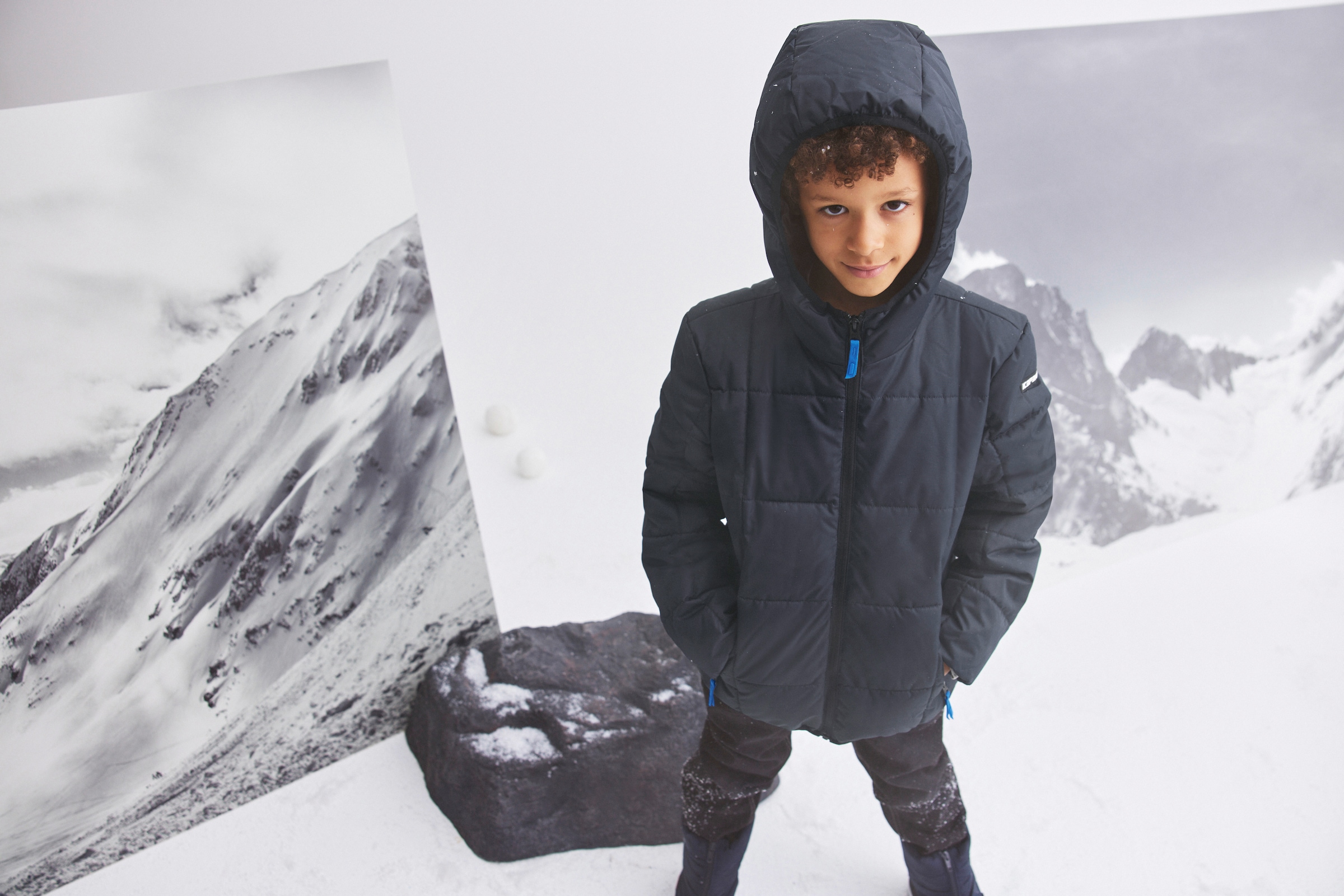 Icepeak Steppjacke »PASCO - für Kinder«, mit Kapuze, Winddicht & Wasserabweisend & Wärmend
