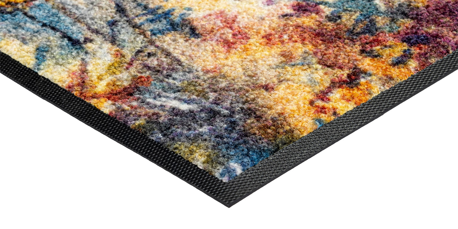 wash+dry by Kleen-Tex Fußmatte »Leander« rechteckig 7 mm Höhe waschbar und trocknergeeignet