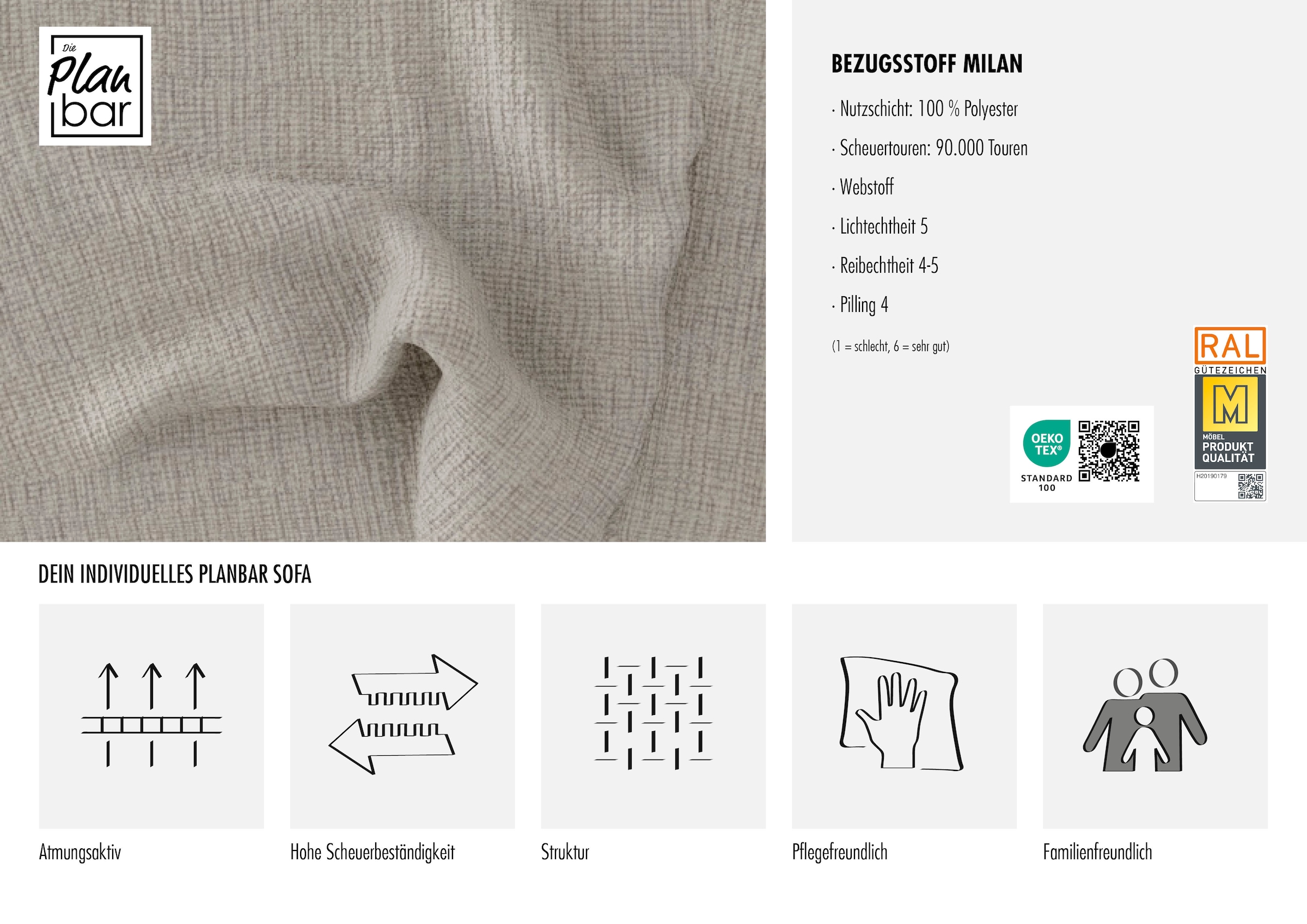 Die PlanBar Ecksofa »PP-HS10002« wahlweise mit Kopfteilverstellung, Bettfunktion und Stauraum