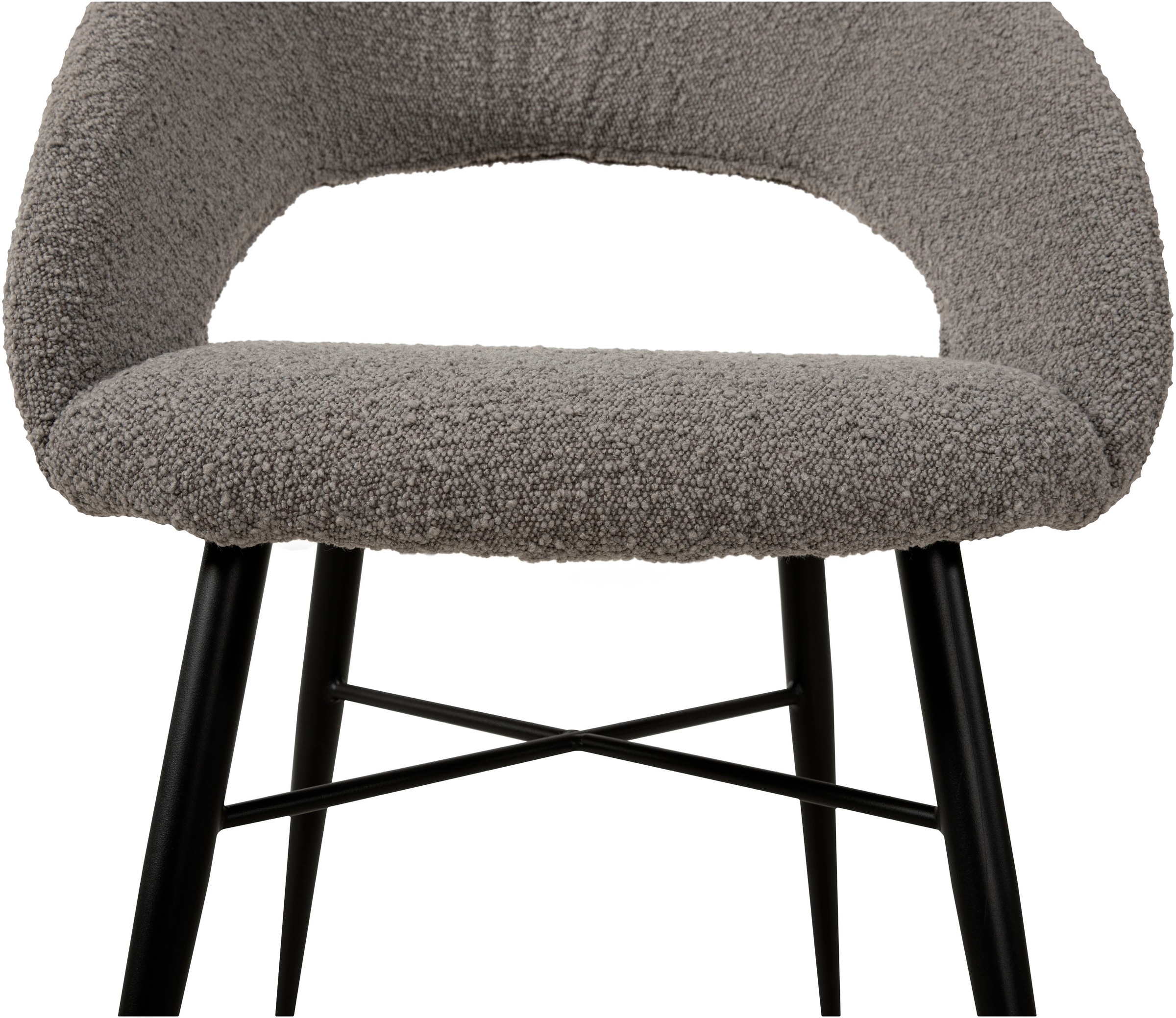 OMG Design Esszimmerstuhl »Marley« (Set) 1 Stk.mit modernem Cut-Out, Bouclé Bezug