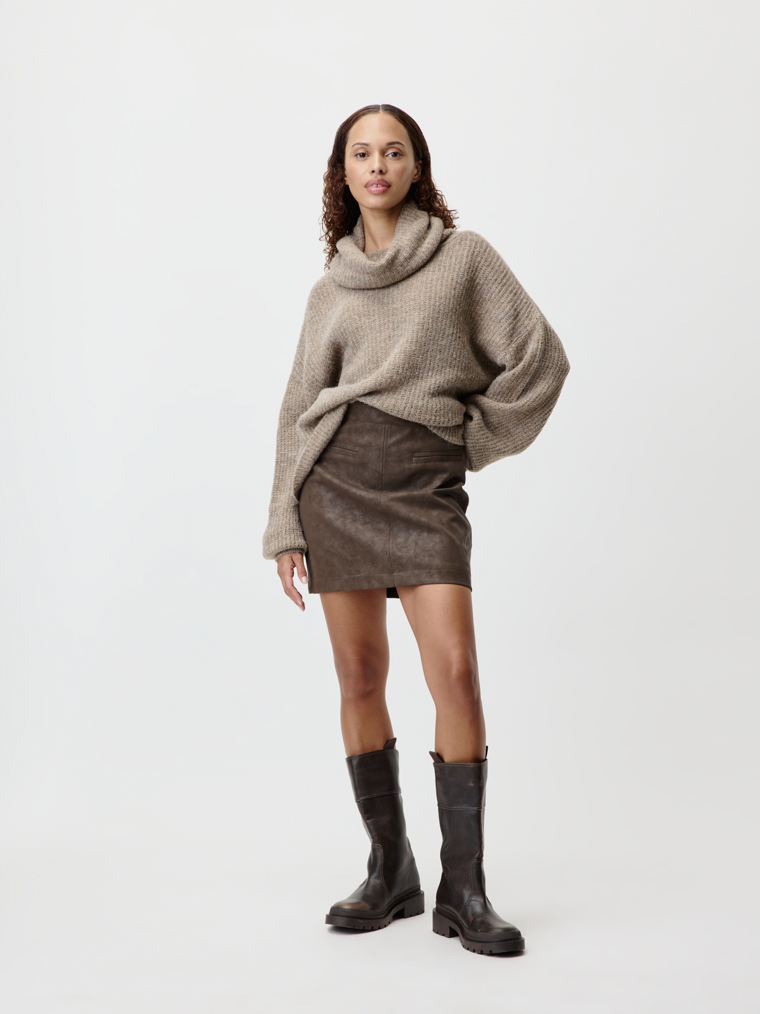 LeGer Strickpullover »Jarine, LeGer by Lena Gercke« Loose fit mit Rundhalsausschnitt