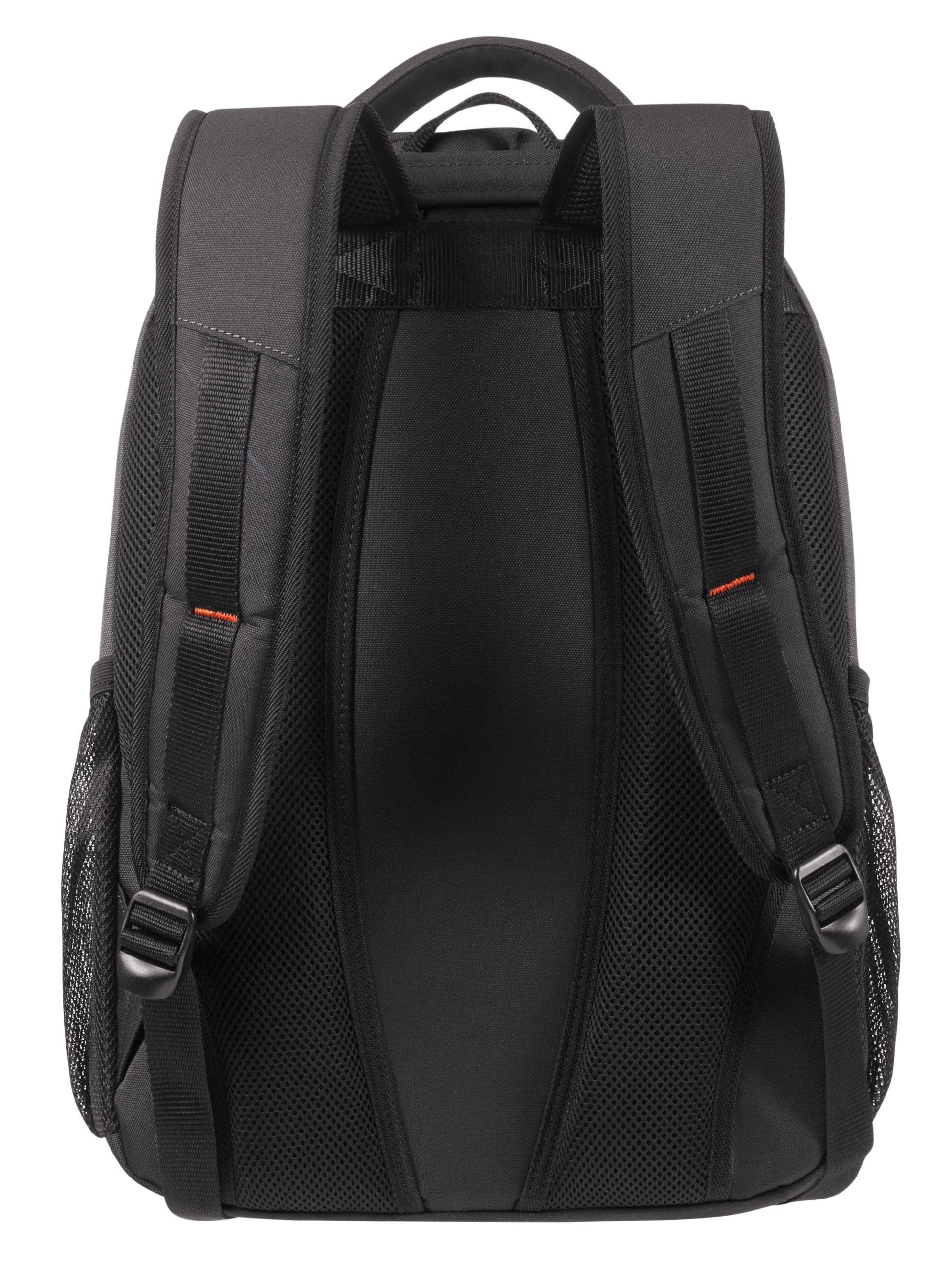 American Tourister® Laptoprucksack »AT WORK, black/orange«, Freizeitrucksack Arbeitsrucksack Laptoprucksack