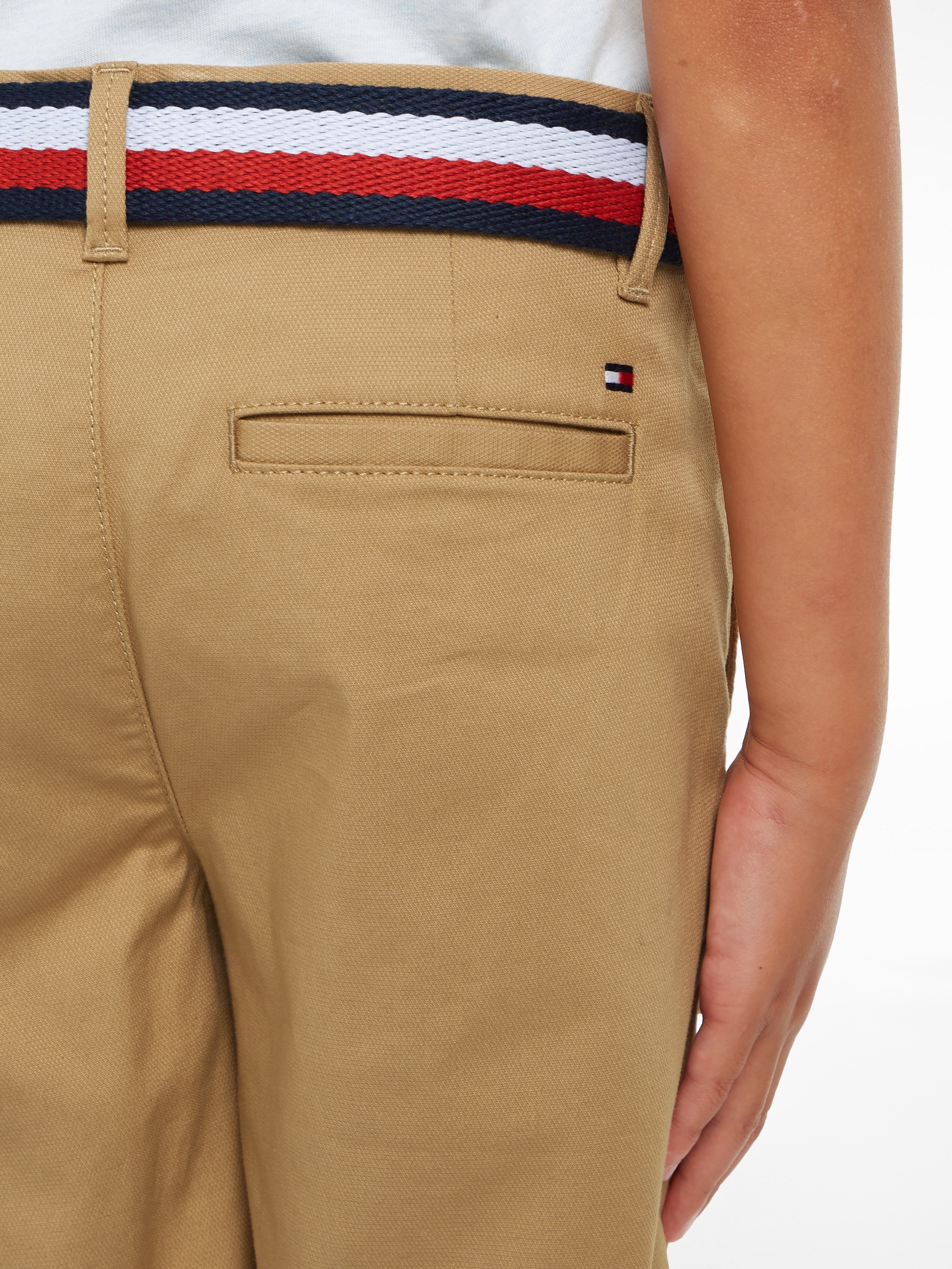 Tommy Hilfiger Chinoshorts »WOVEN BELTED SHORTS«, Kinder bis 16 Jahre