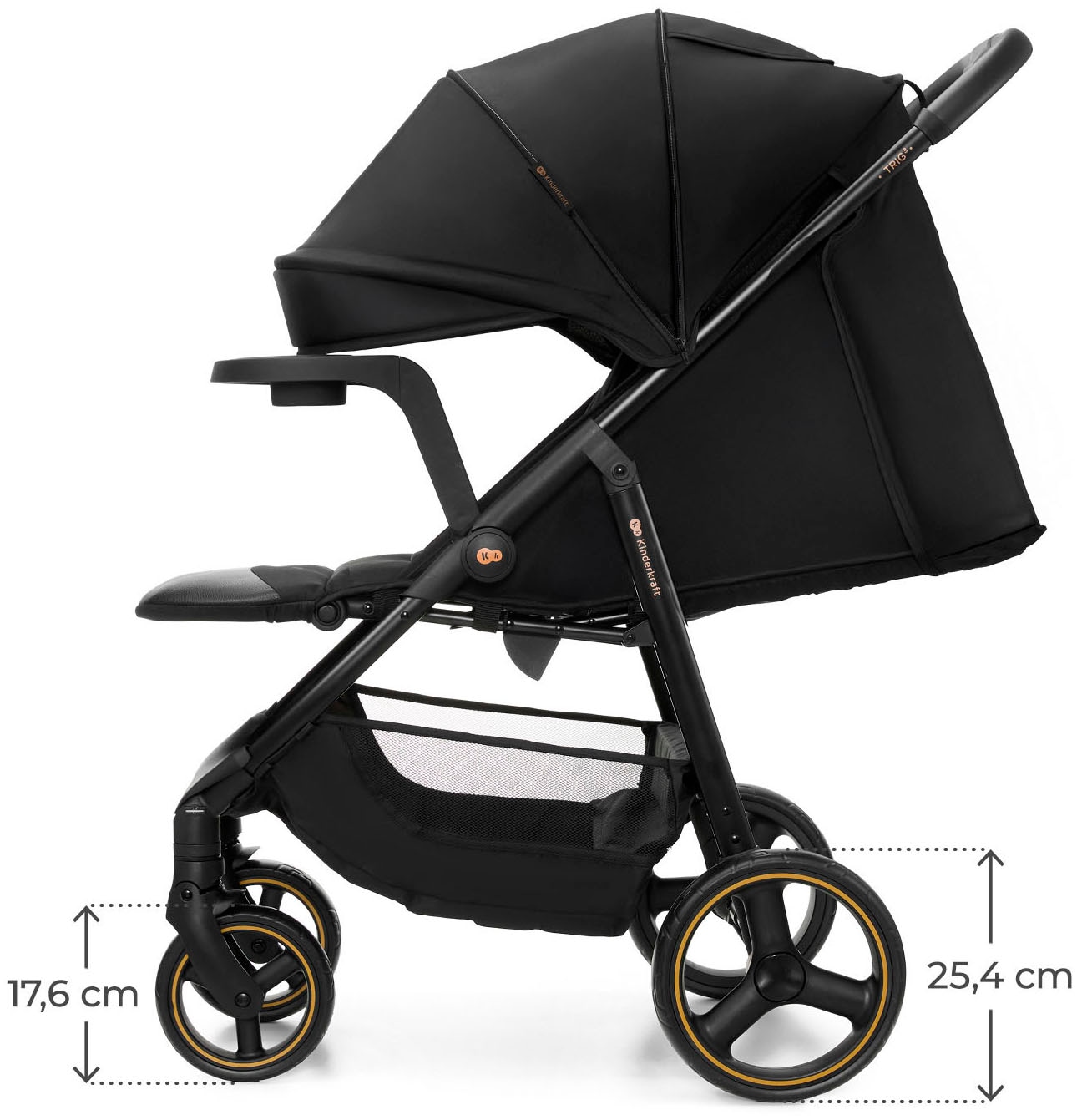 Kinderkraft Kinder-Buggy »TRIG 3 mit Snacktablett« 22 kg