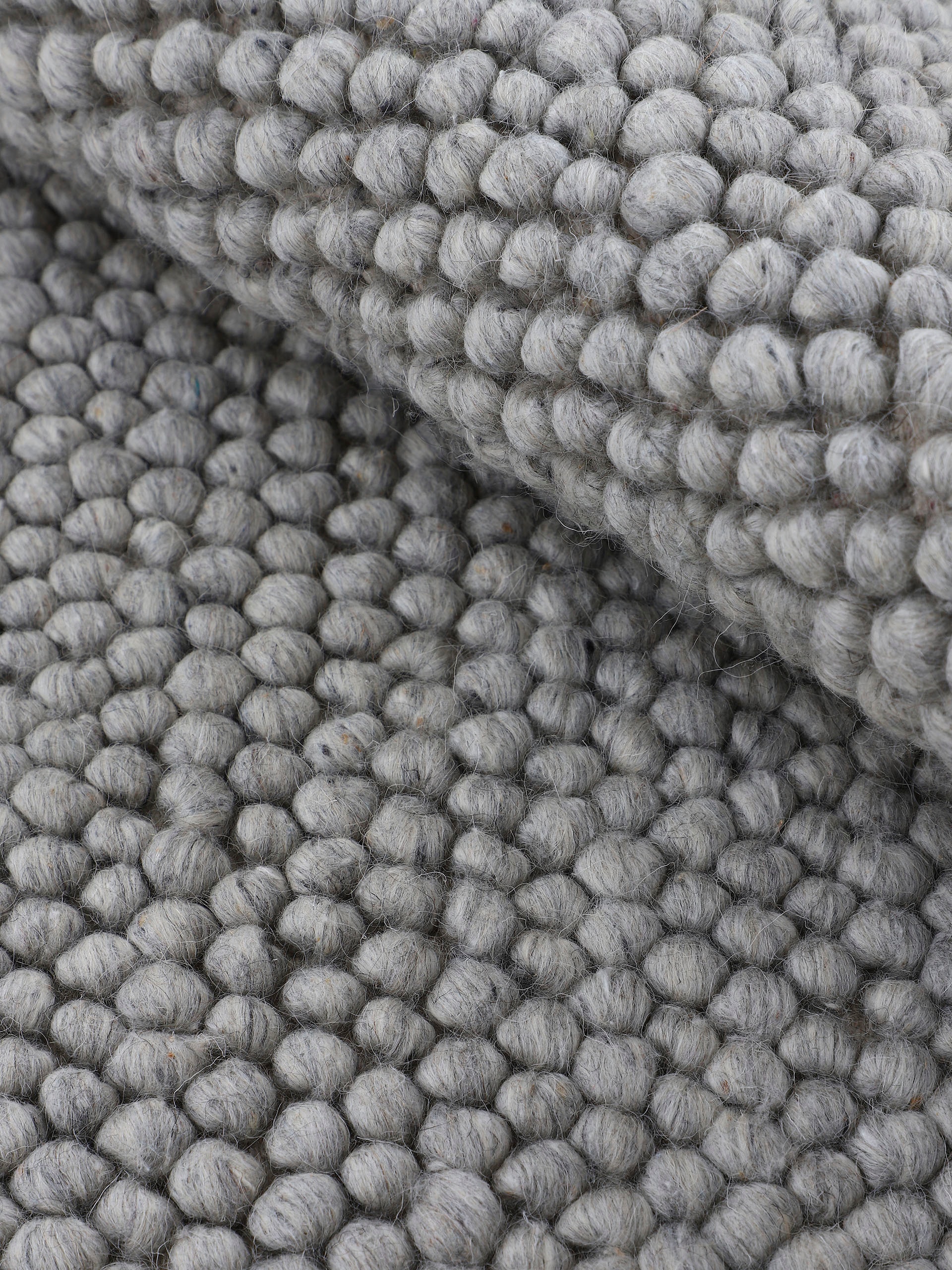 carpetfine Teppich Uni »Calo«, Wolle Handweb Farben, meliert, 70% handgewebt, Teppich, rechteckig,