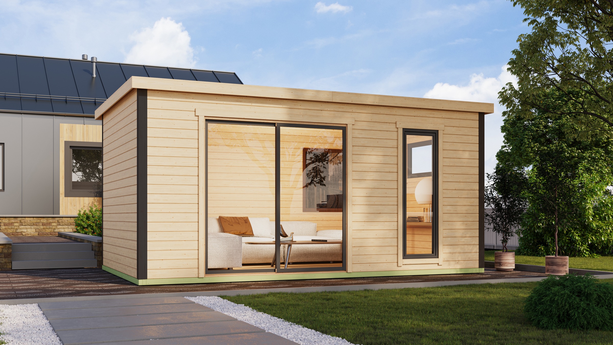 Nordic Holz Gartenhaus »AUSTIN 7«