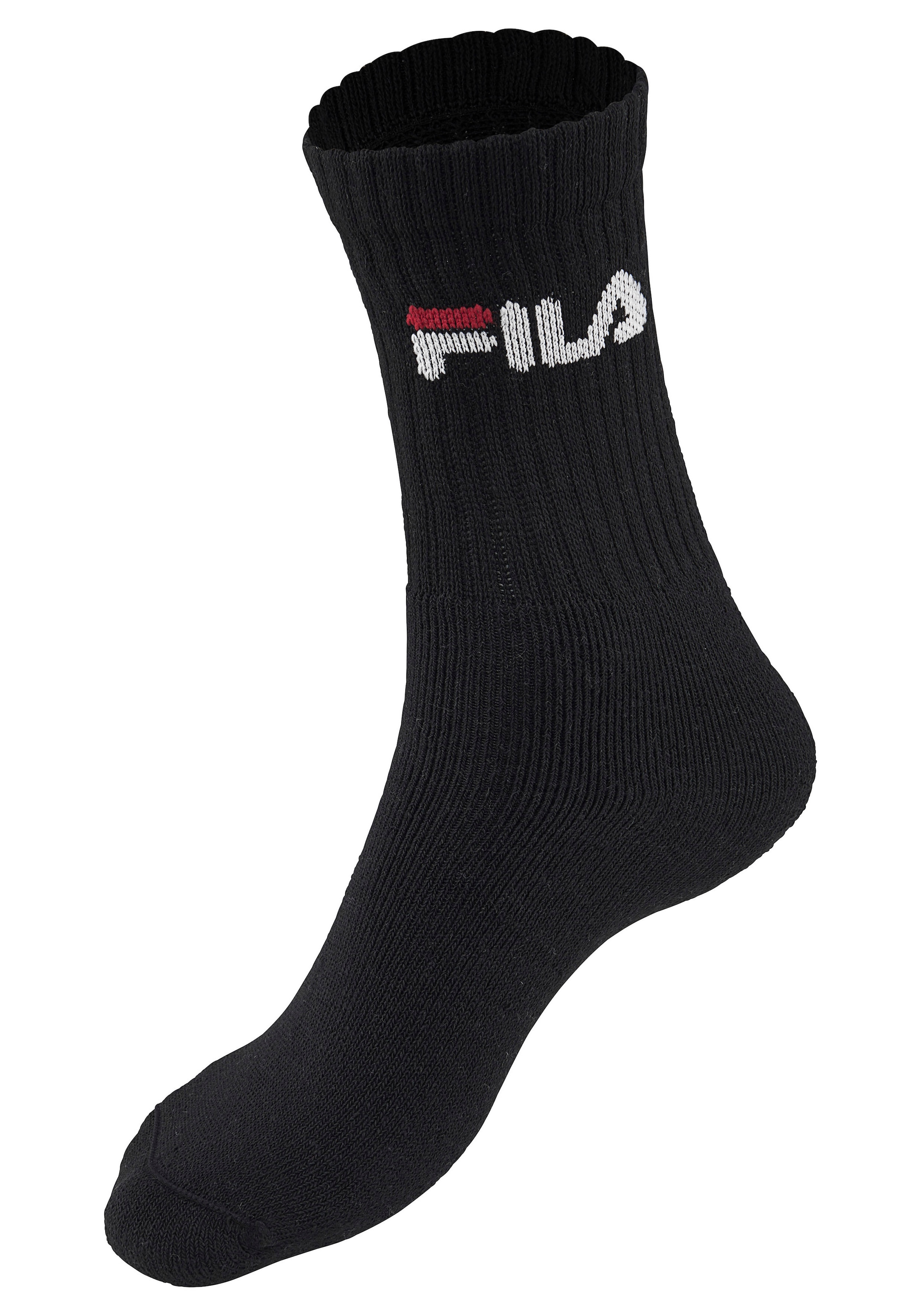 Fila Tennissocken, (6er Pack), mit eingestricktem Logo