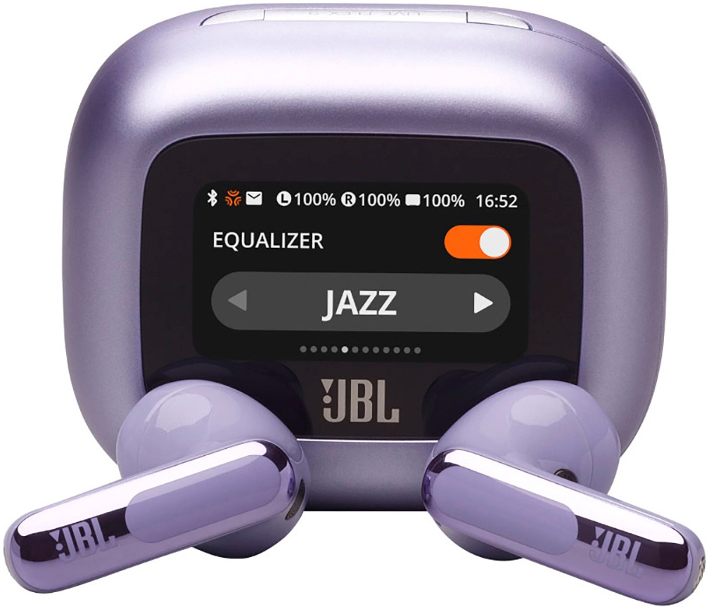 JBL wireless In-Ear-Kopfhörer »LIVE FLEX 3«, A2DP Bluetooth, Adaptive Noise-Cancelling-Multi-Point-Verbindung-Hi-Res, True Adaptive Noise Cancelling, IP54, Personi-Fi 3.0