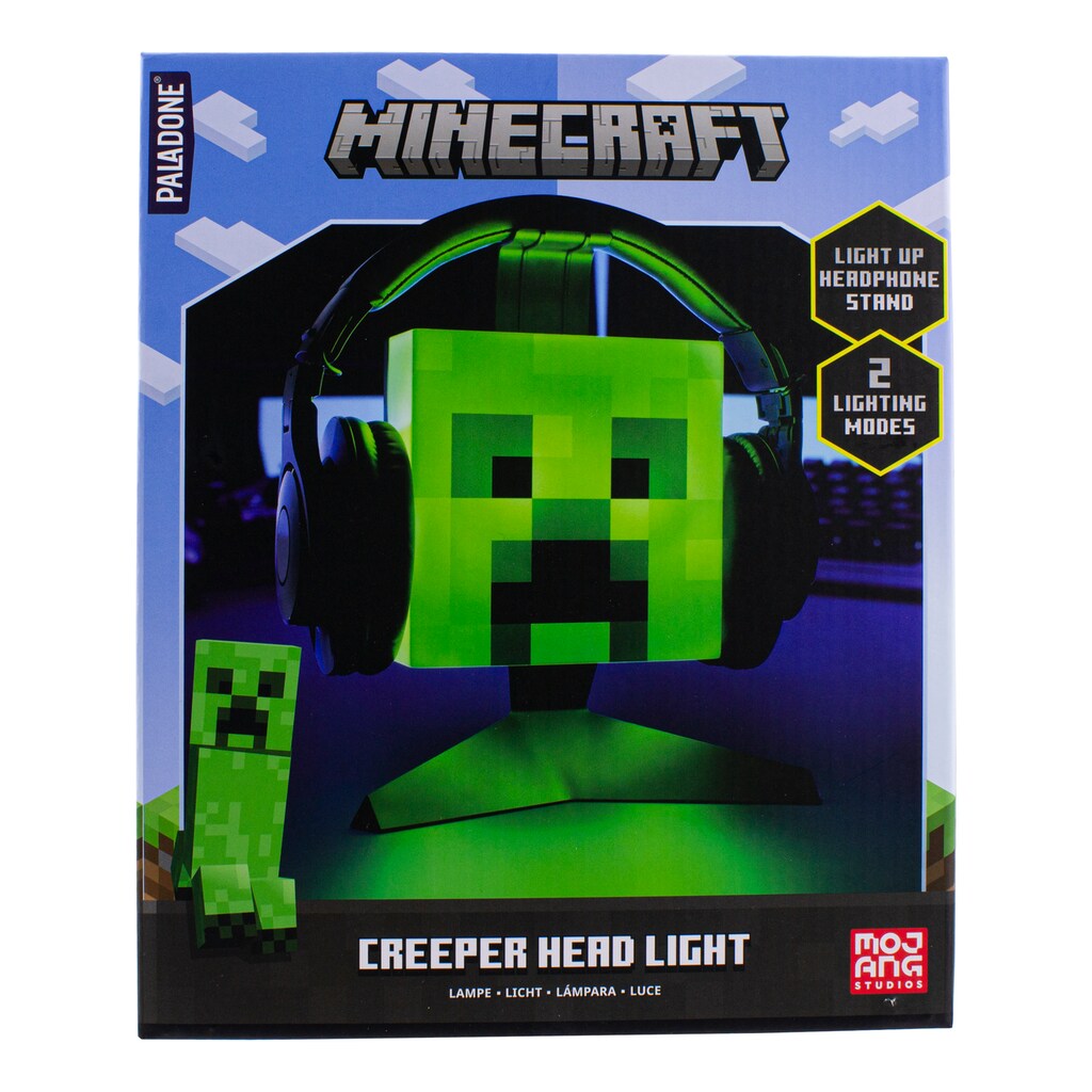 Paladone Headset-Halterung »Minecraft Creeper Headset Ständer inkl. Beleuchtung«