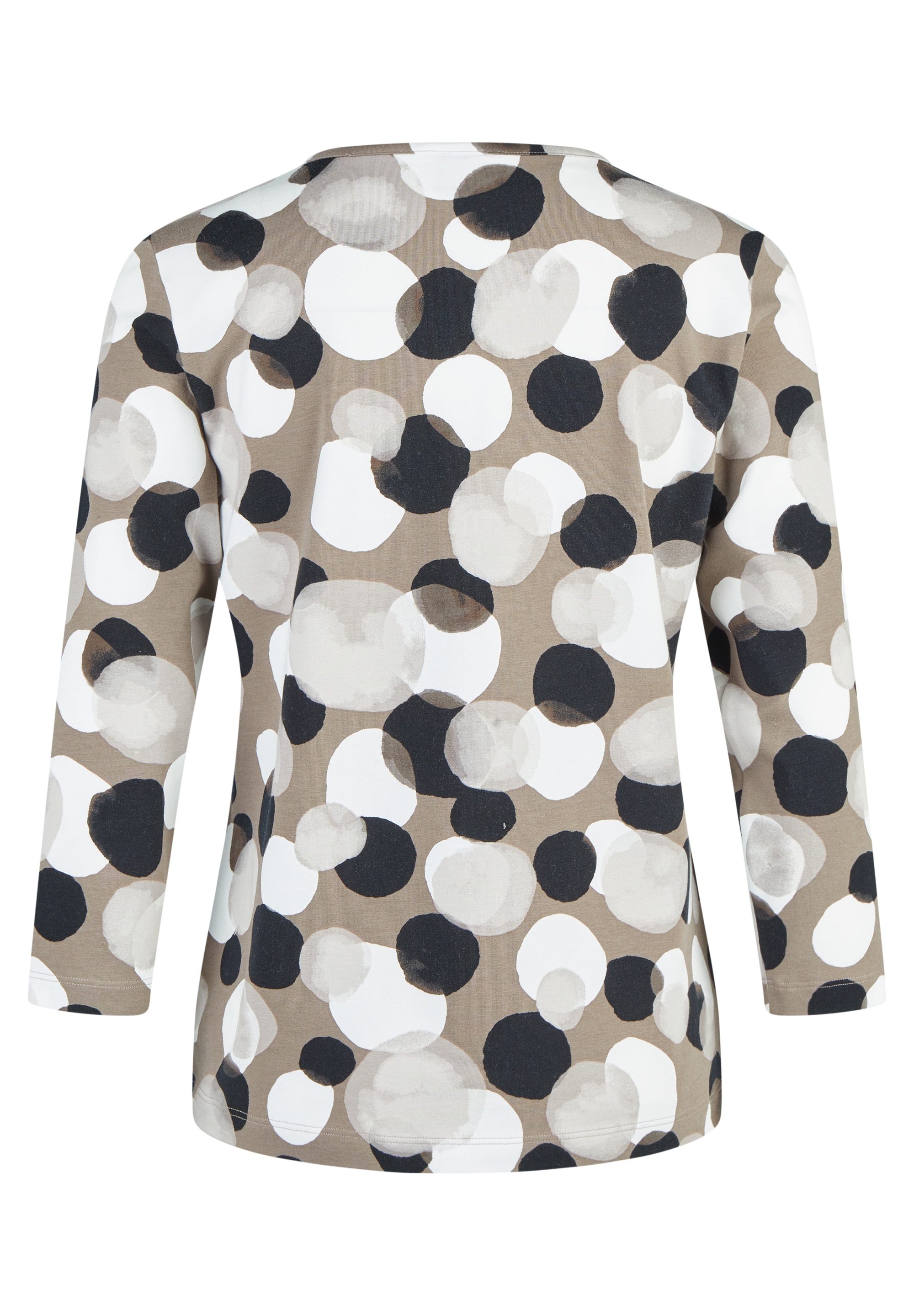 Rabe 3/4-Arm-Shirt mit grafischem Muster