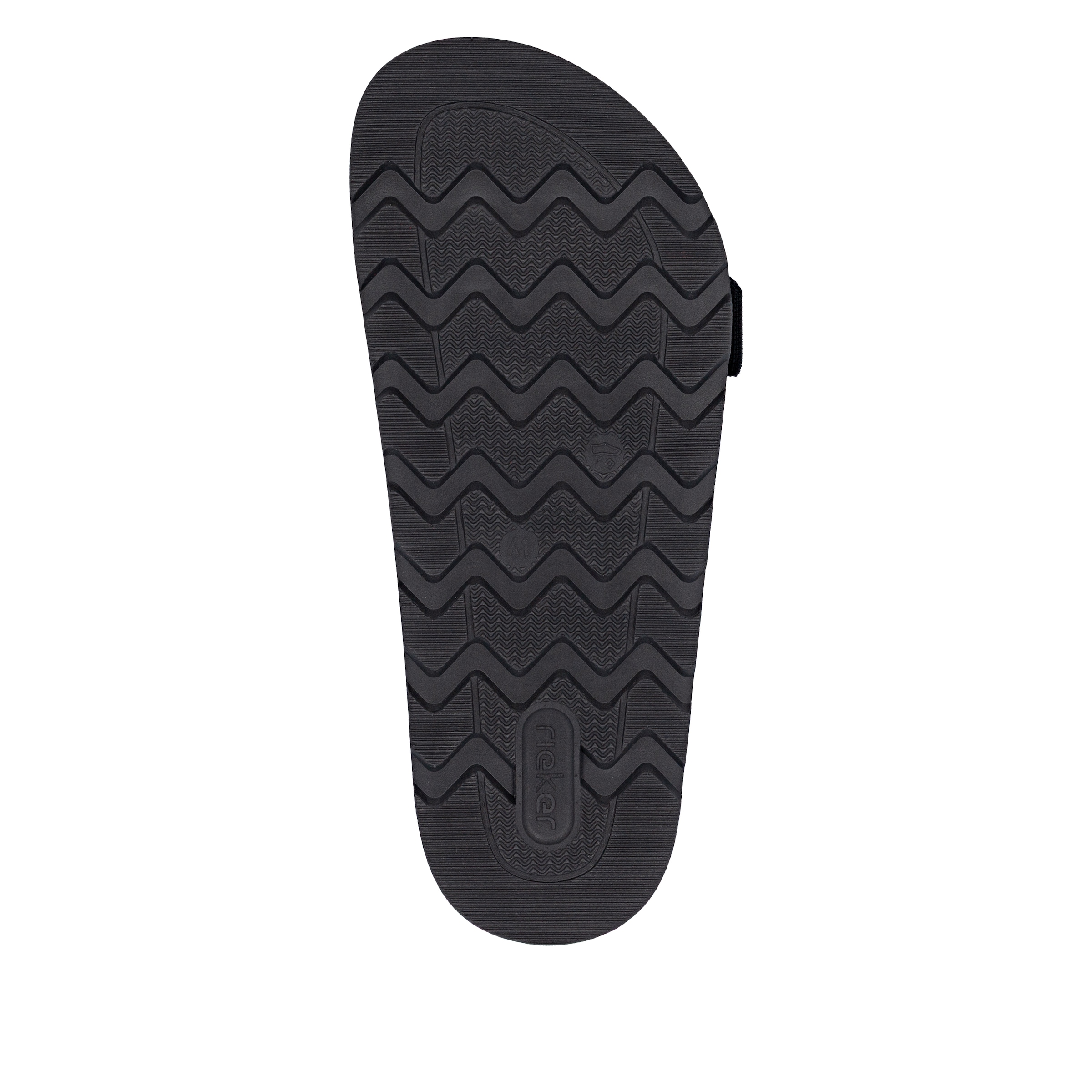 Rieker Pantolette  Sommerschuh, Strandschuh, Hausschuh, Urlaubsschuh mit zwei Schnallen