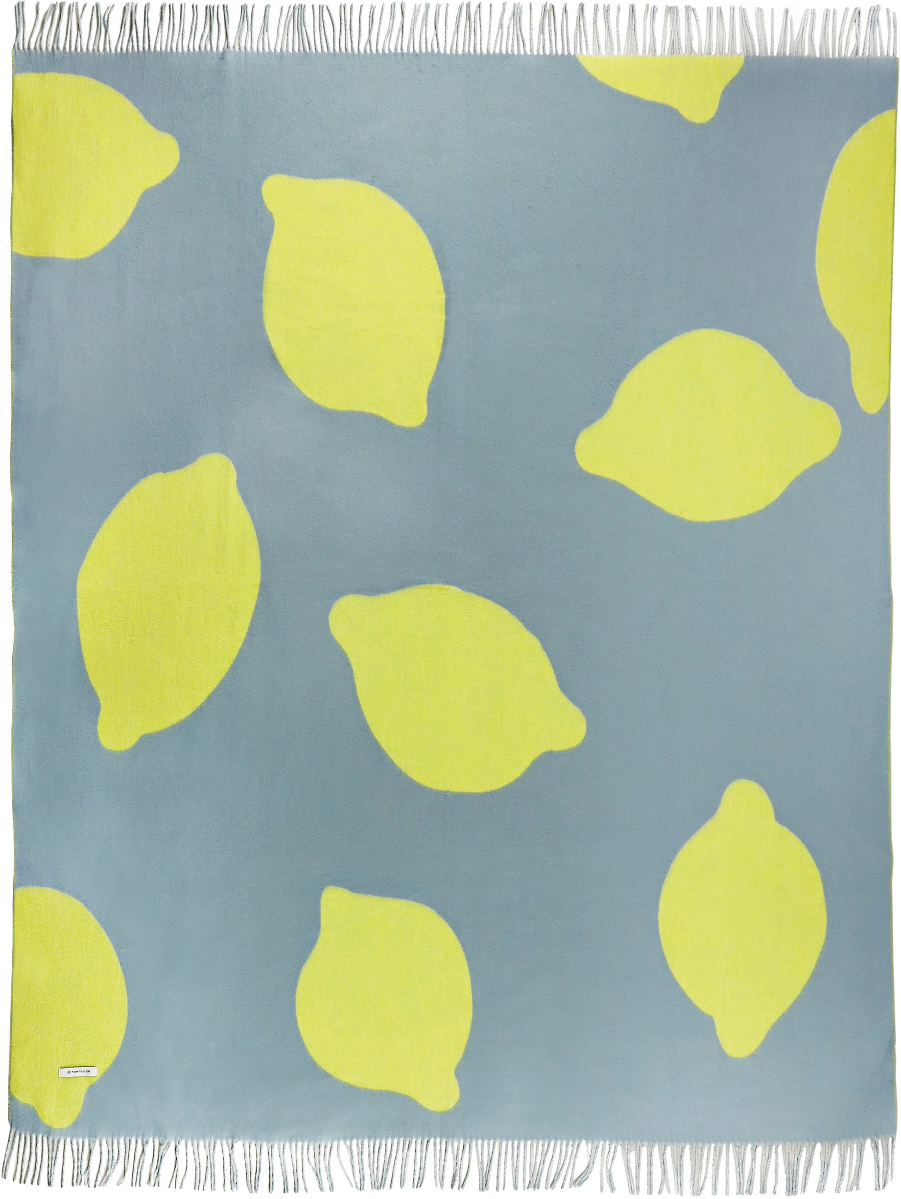 TOM TAILOR HOME Plaid Künstlerkollektion »Lemon-Rain Bings«