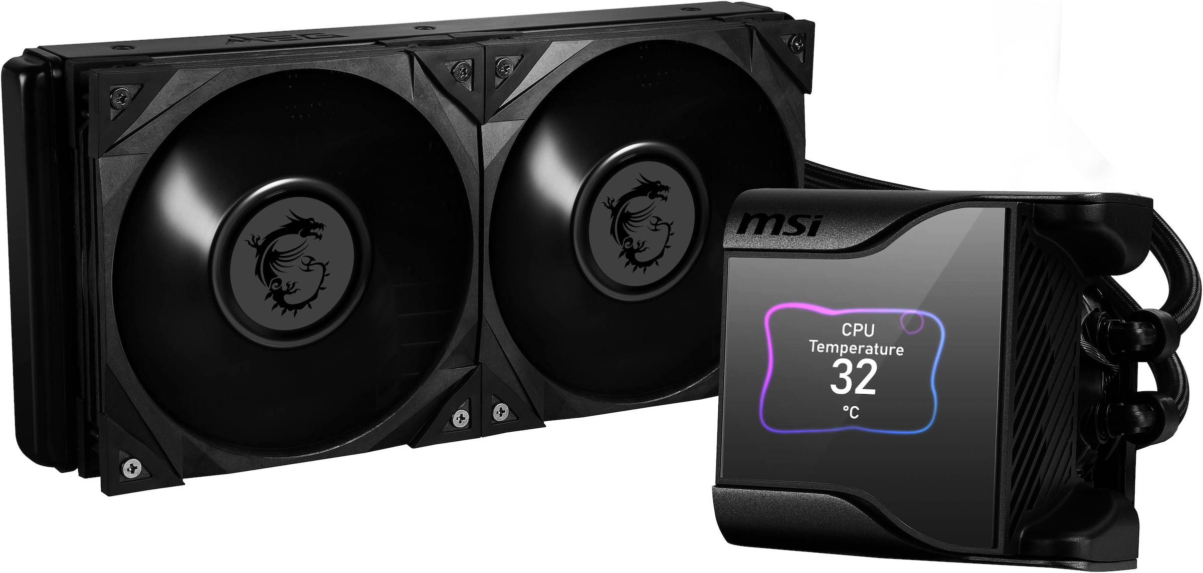MSI Computer-Kühler »MEG CoreLiquid S280«, (Packung, 2 St.)
